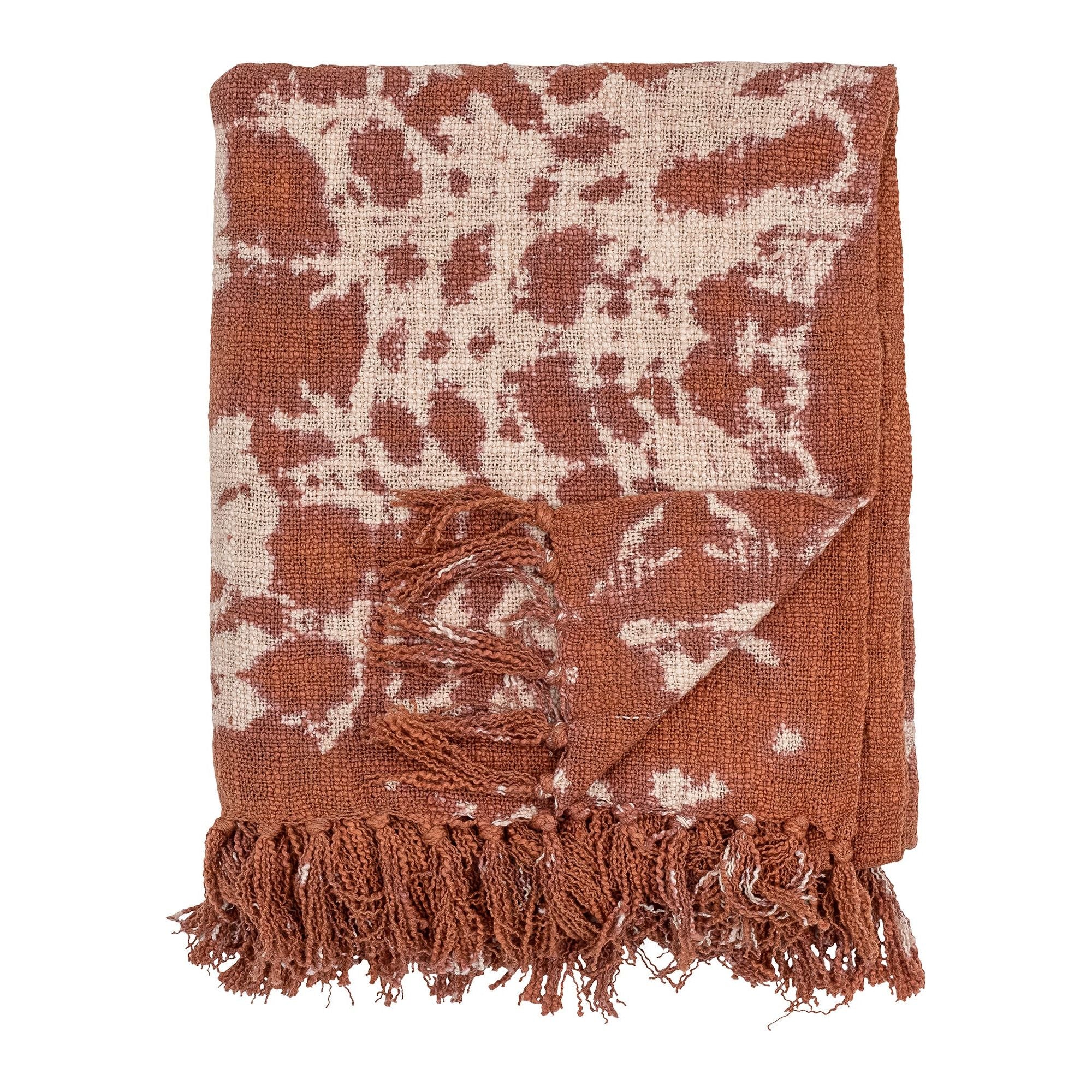 Creative Collection Giuseppa Pläd, Brun, Bomull