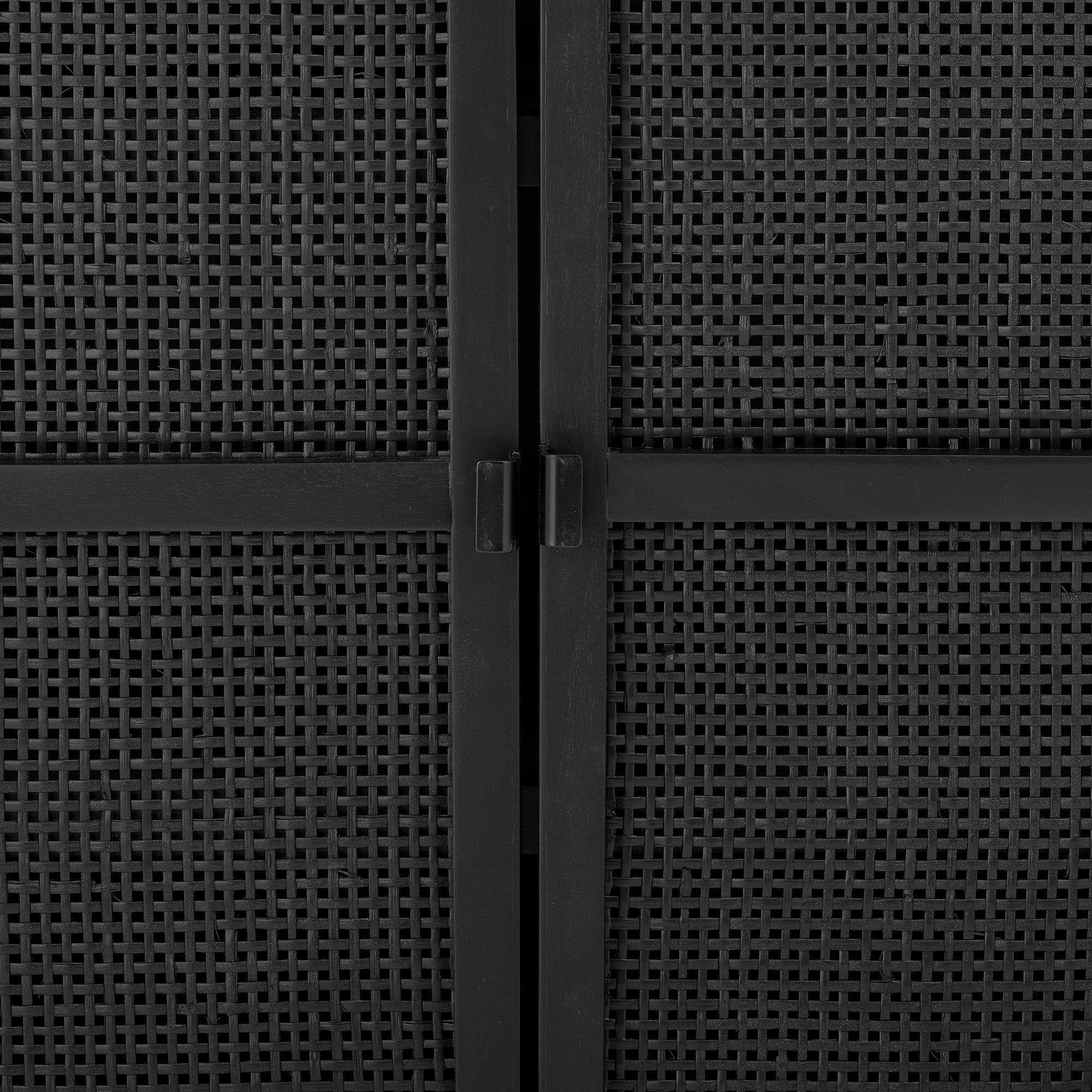 Bloomingville Trento Skåp, Svart, Gmelina trä