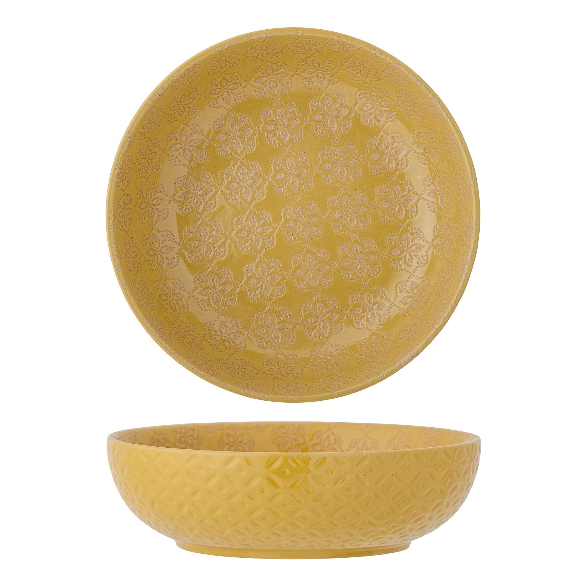 Creative Collection Marsala Skål, Gul, Stengods