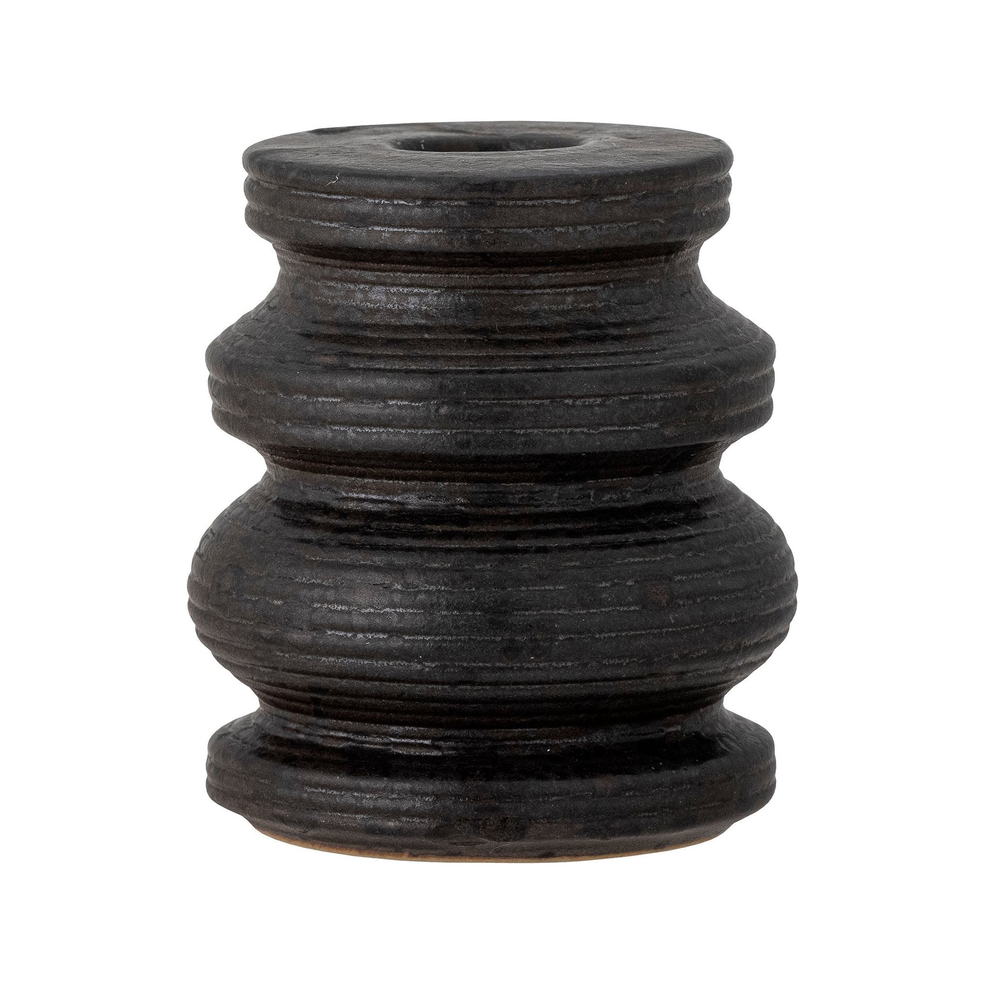 Bloomingville Idina Ljushållare, Svart, Stengods