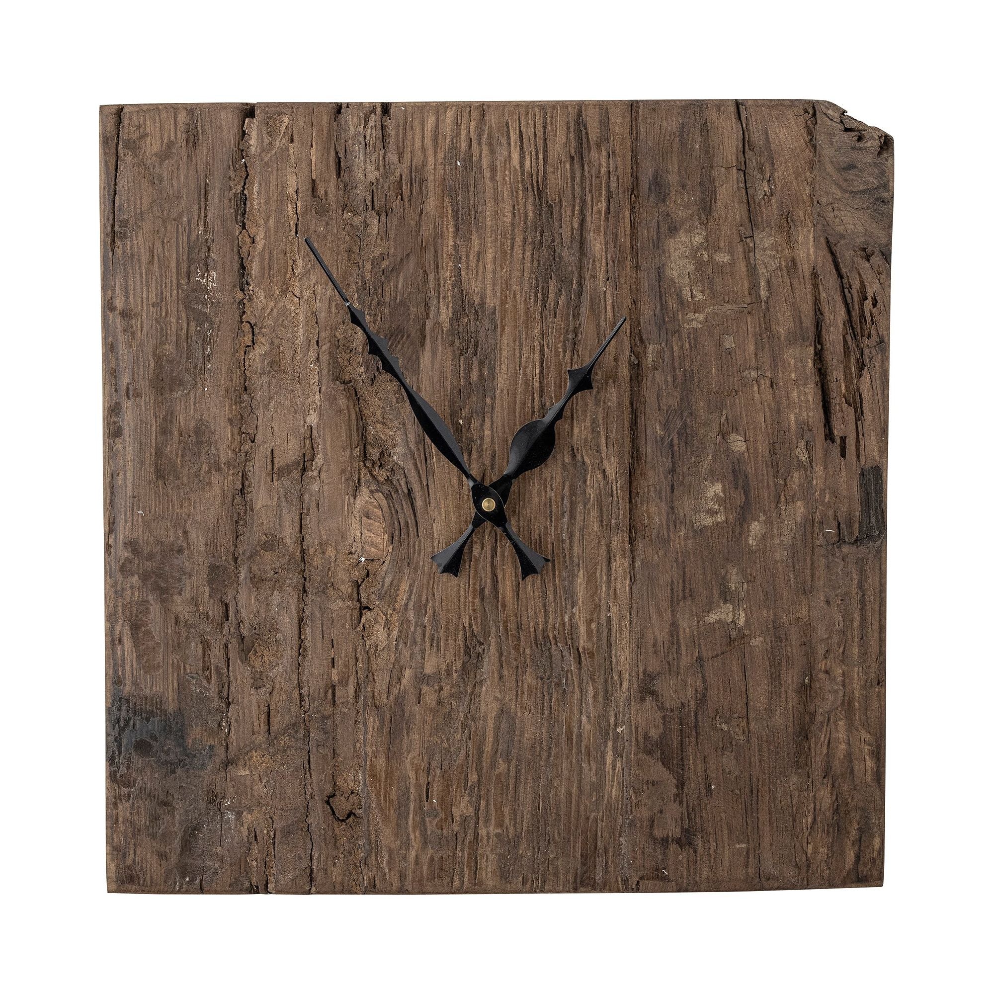 Creative Collection Sarai Väggklocka, Brun, Återvunnet Trä