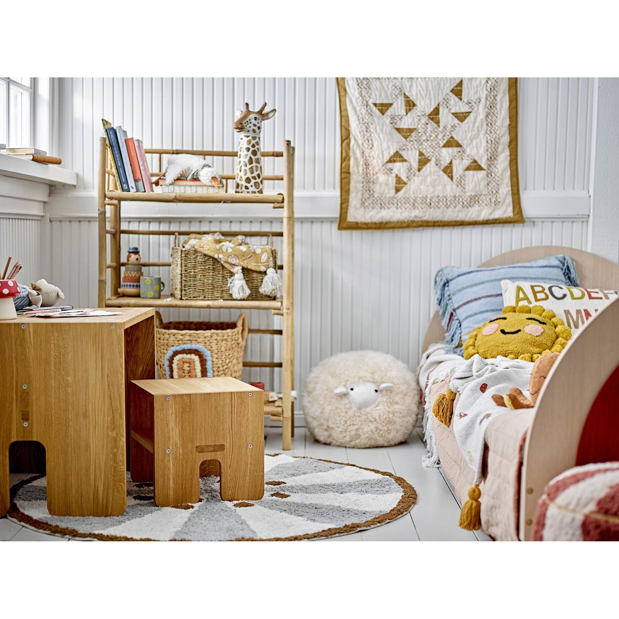 Bloomingville Mini Alazar Deco Vas, Brun, Keramik