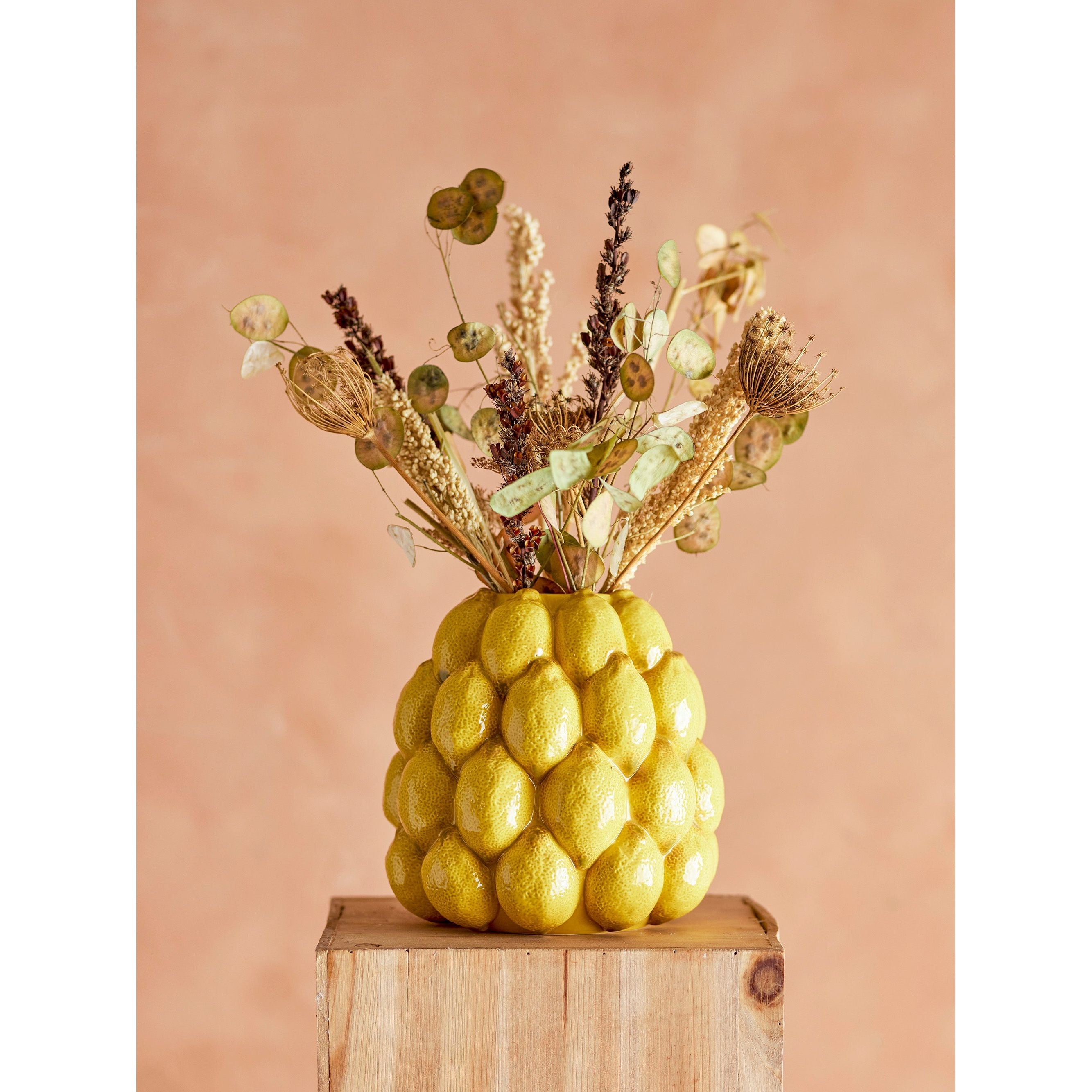 Creative Collection Limone Vas, Gul, Stengods
