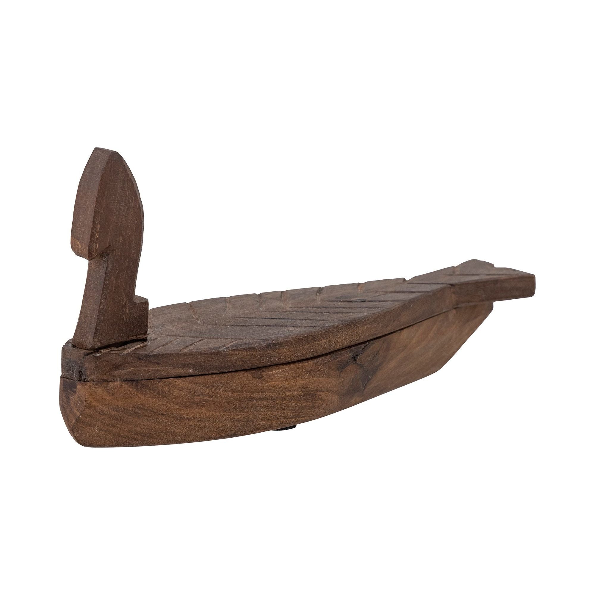 Creative Collection Hamida Låda med Lock, Brun, Återvunnet Trä