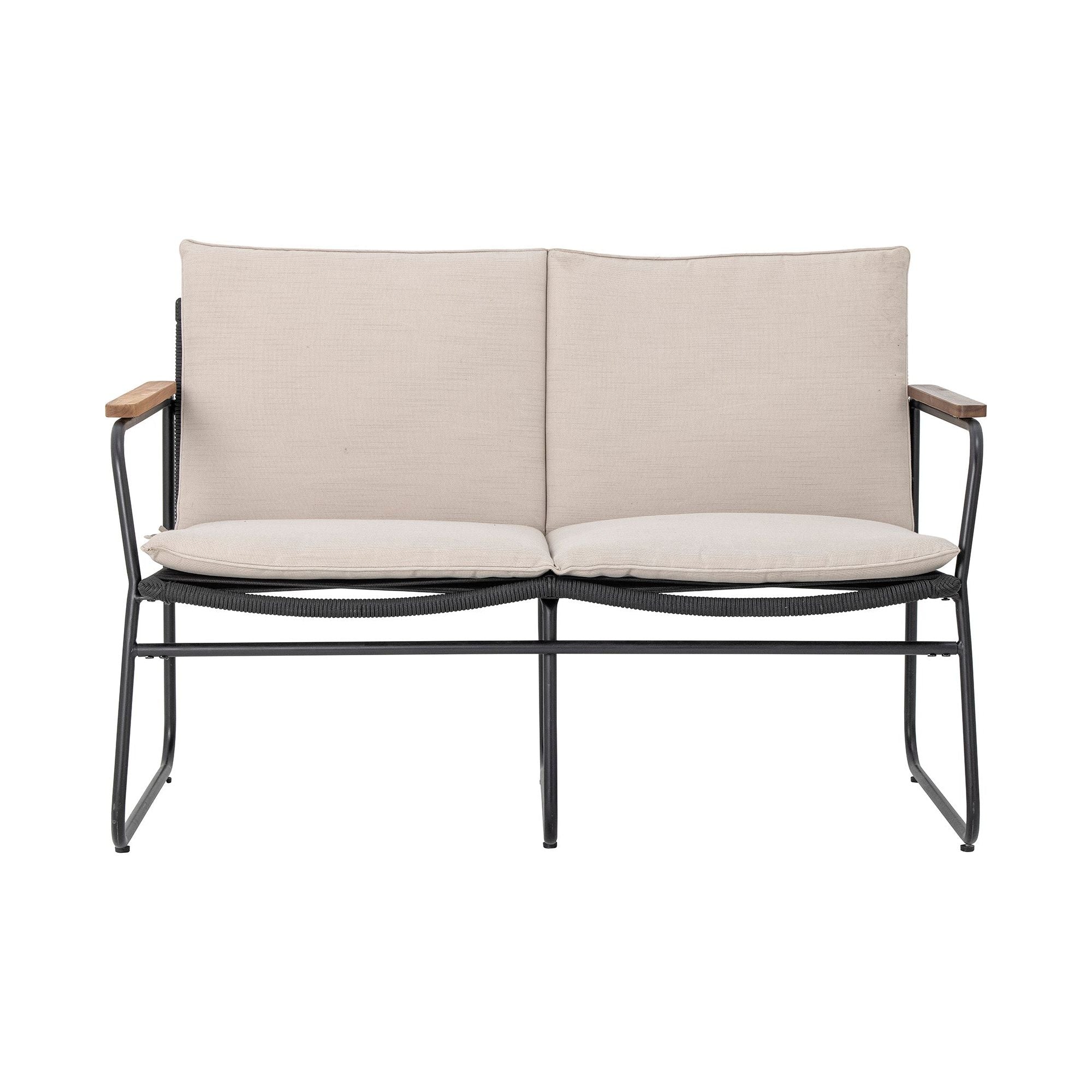 Bloomingville Hampton Soffa, Svart, Metall