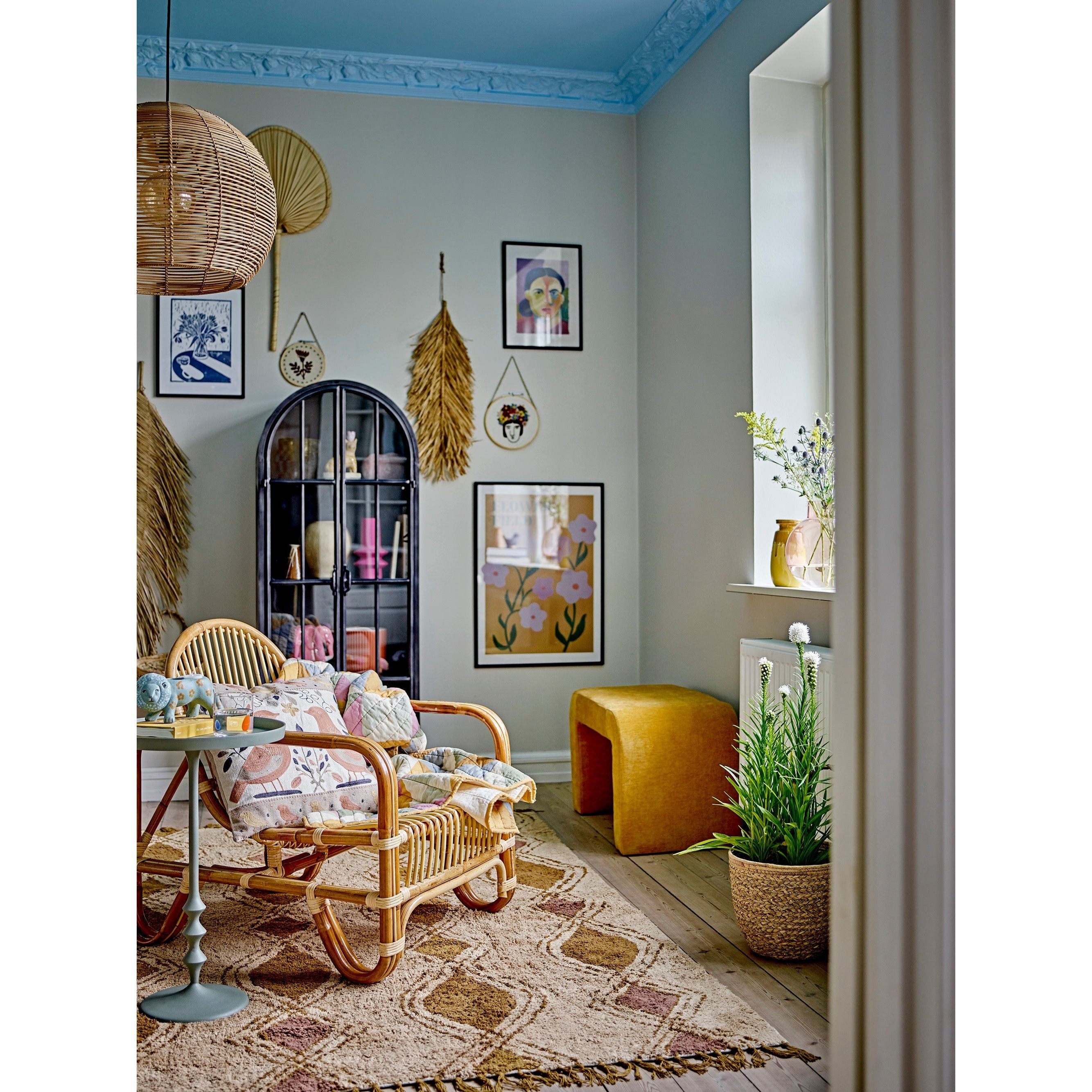 Bloomingville Baal Lounge Stol, Natur, Rotting