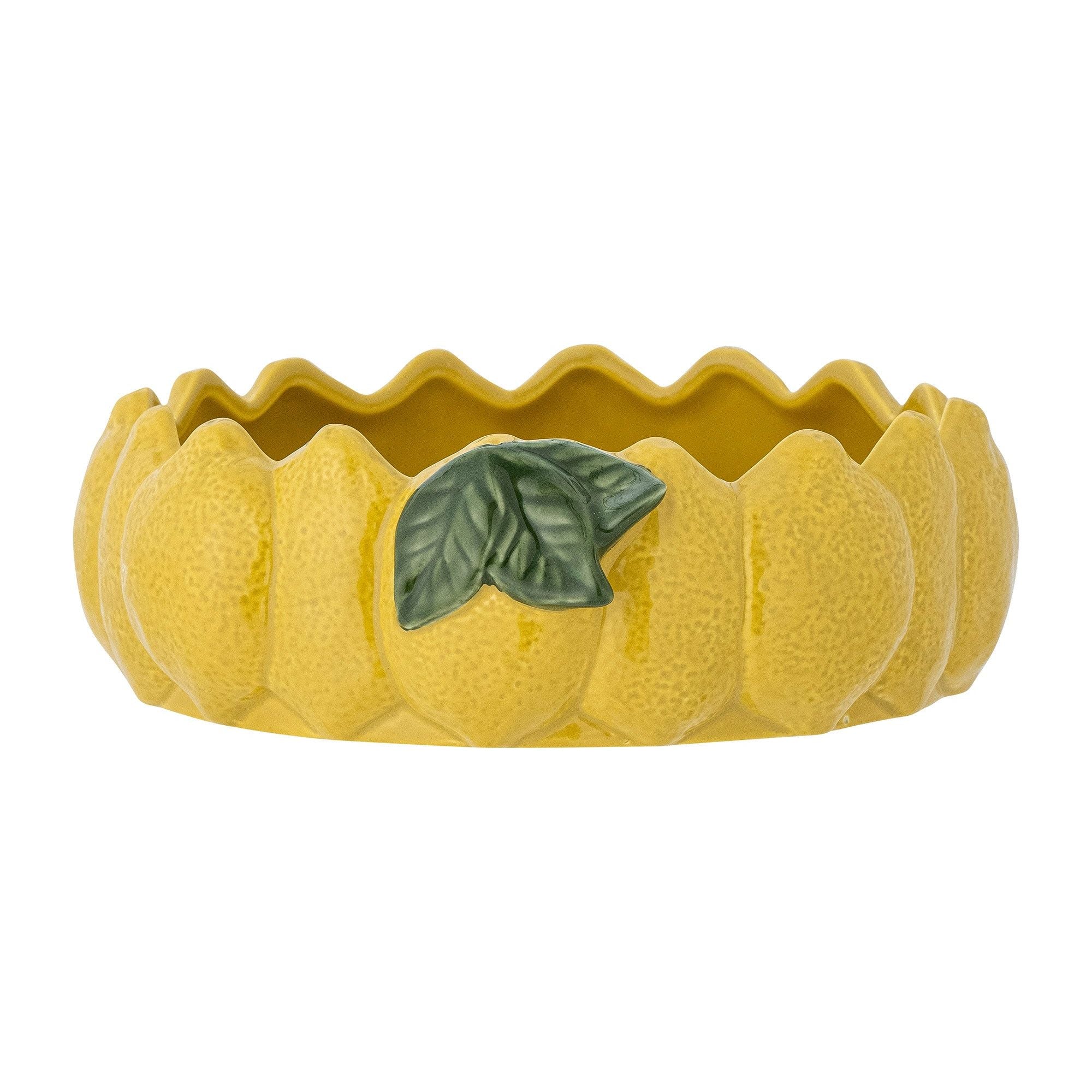 Creative Collection Limone Skål, Gul, Stengods