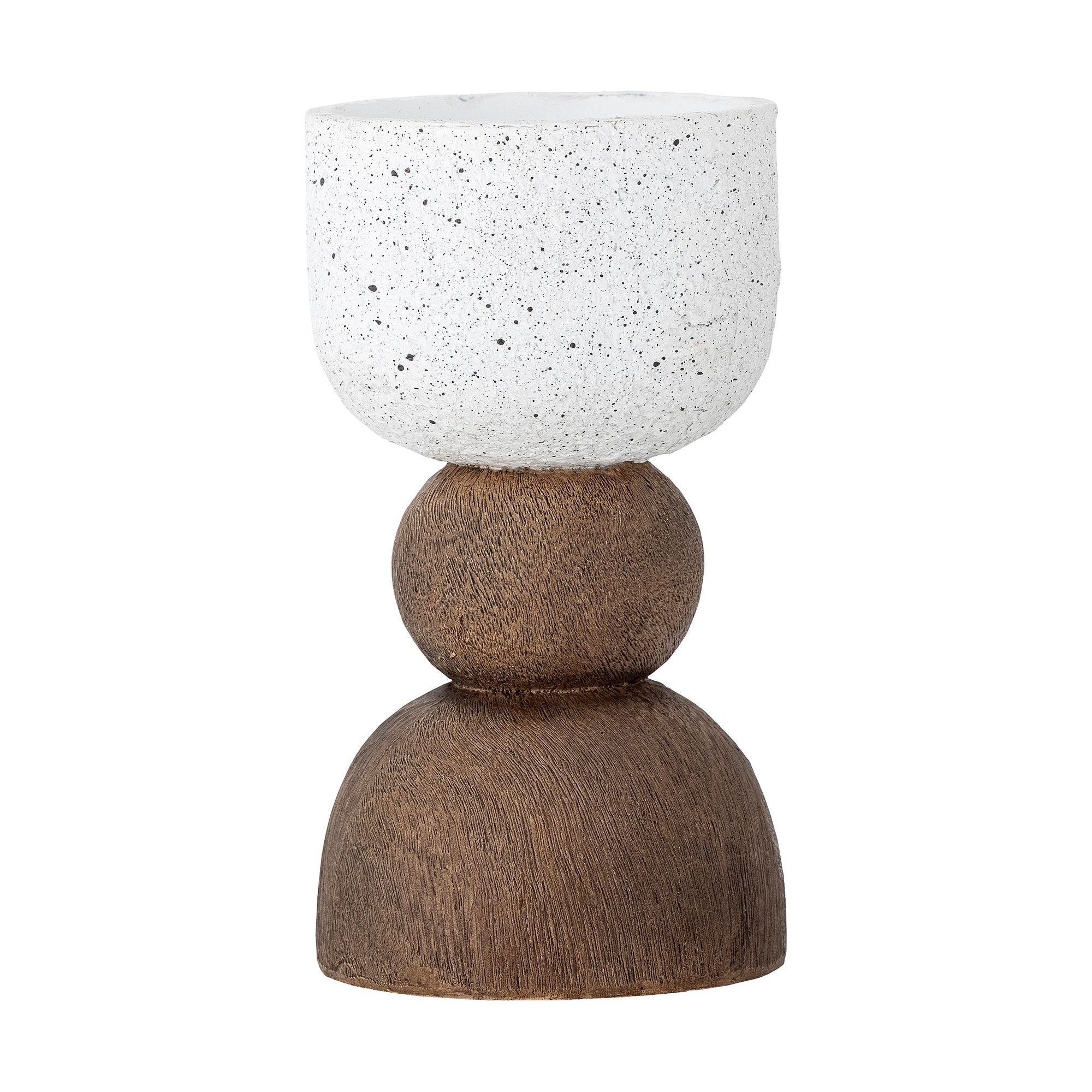 Creative Collection Marjun Värmeljushållare, Brun, Polyresin