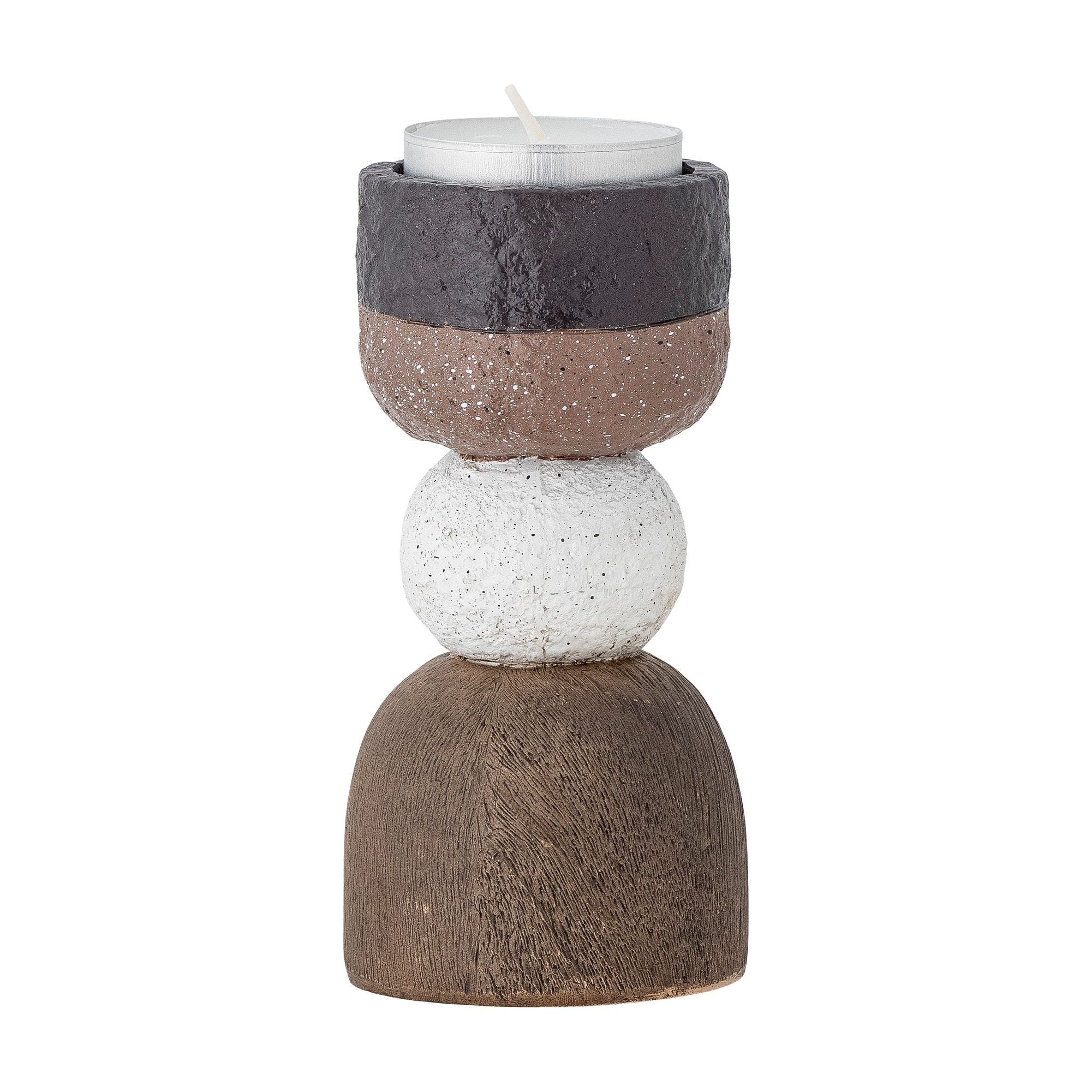 Creative Collection Marjun Votivljus, Brun, Polyresin