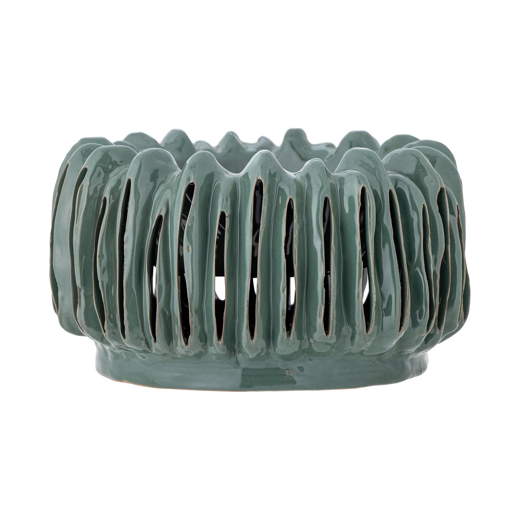 Creative Collection Mavel Blomkruka, Grön, Stengods