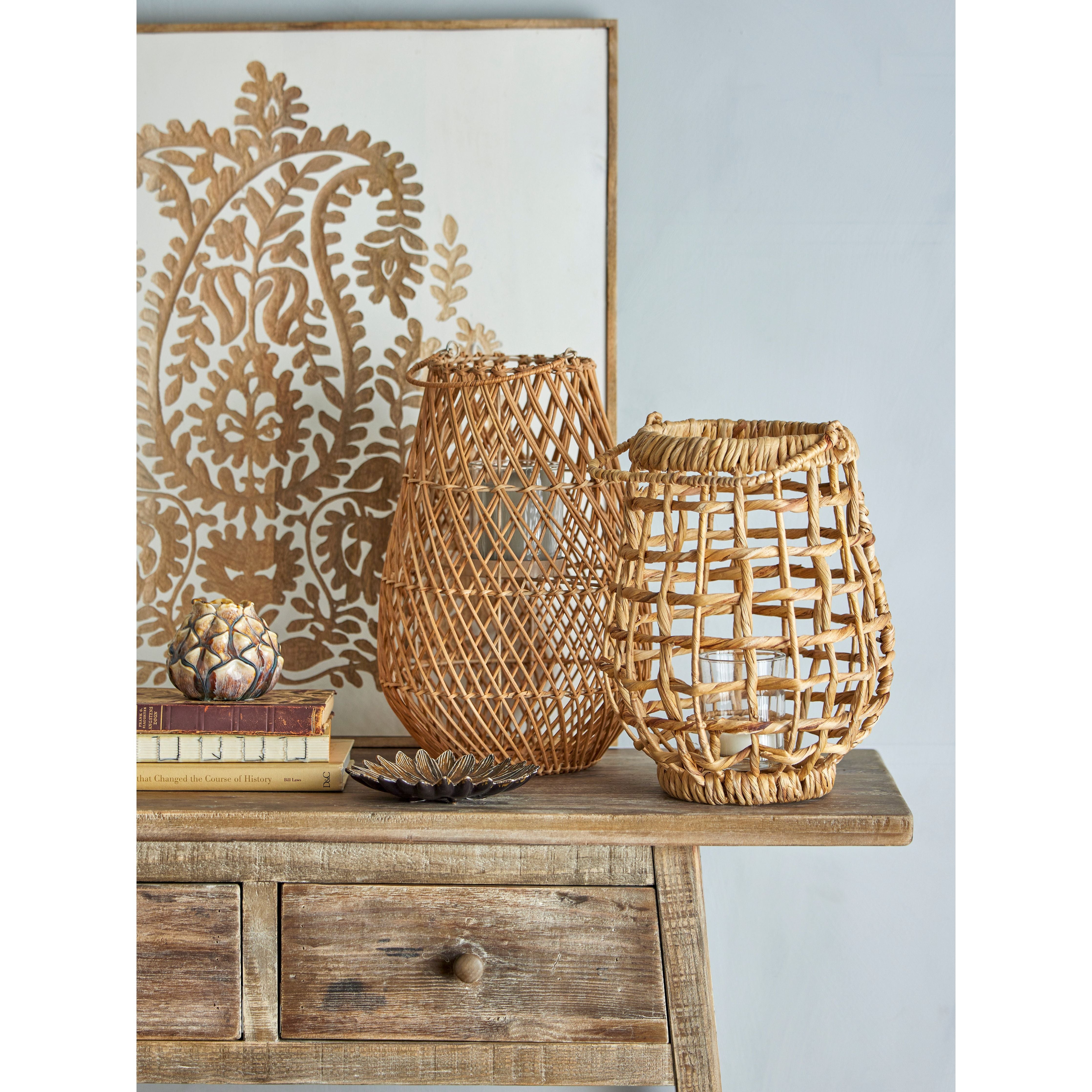 Creative Collection Cathie Votivljus, Brun, Stengods