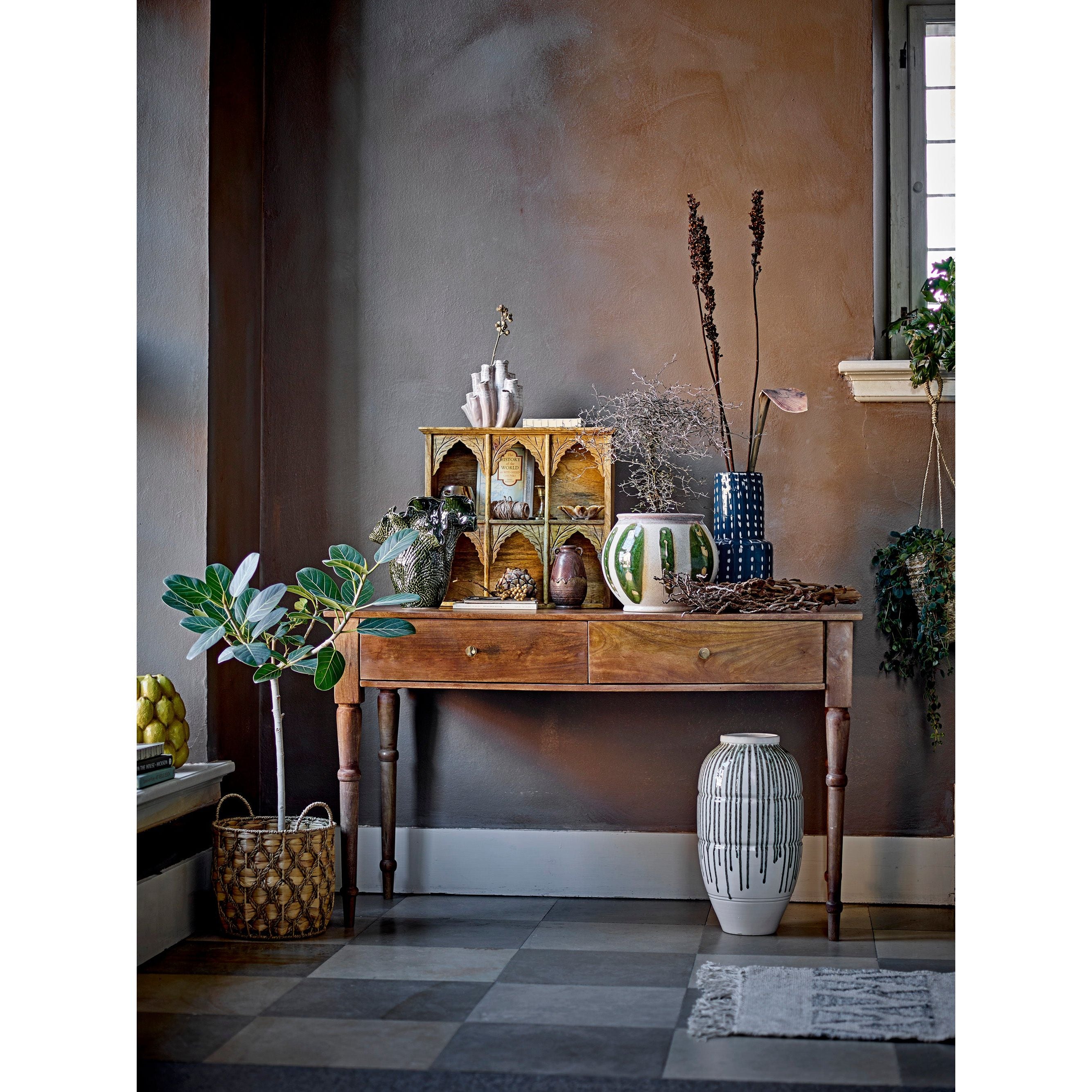 Creative Collection Cathie Votivljus, Brun, Stengods