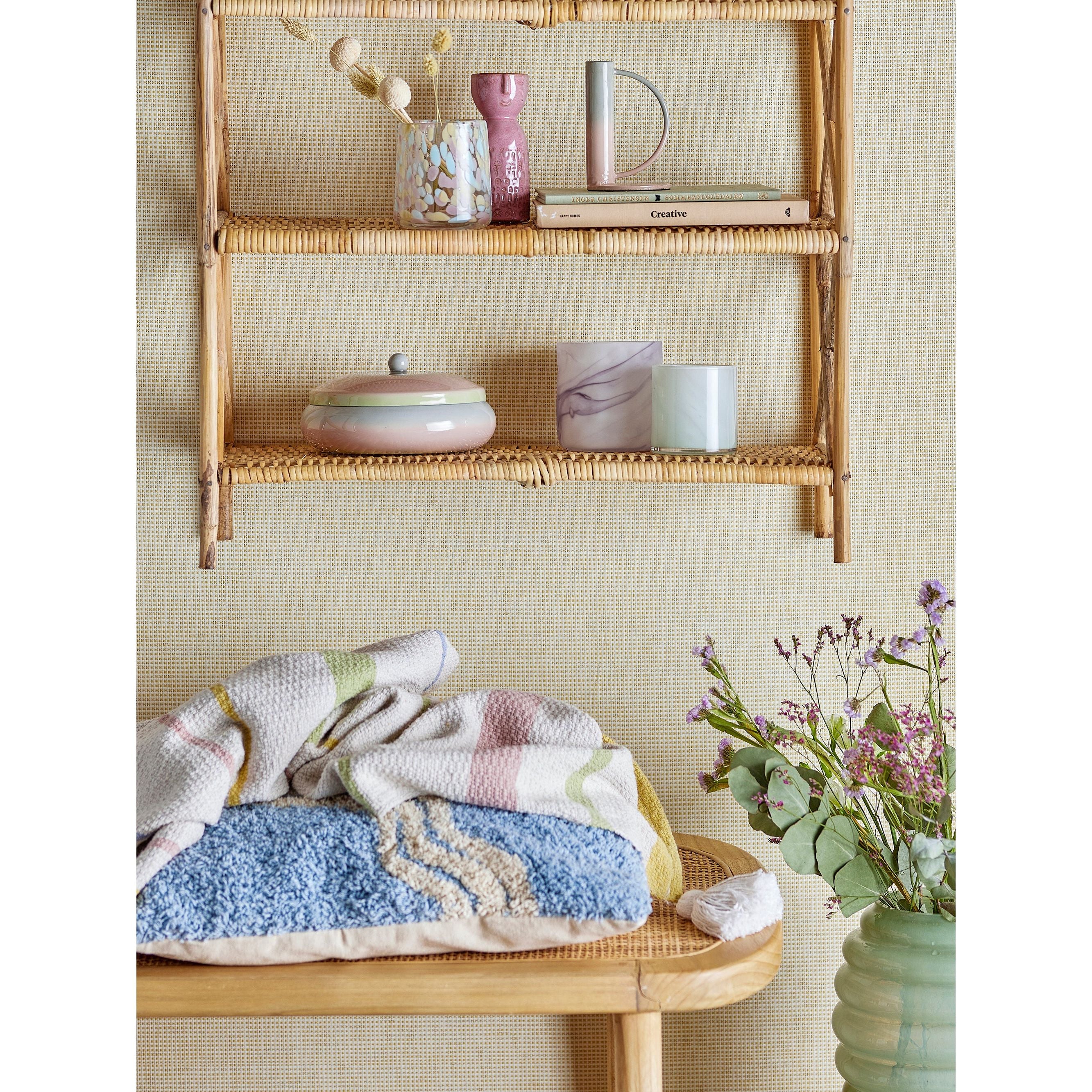 Bloomingville Moore Votivljuslykta, Lila, Glas