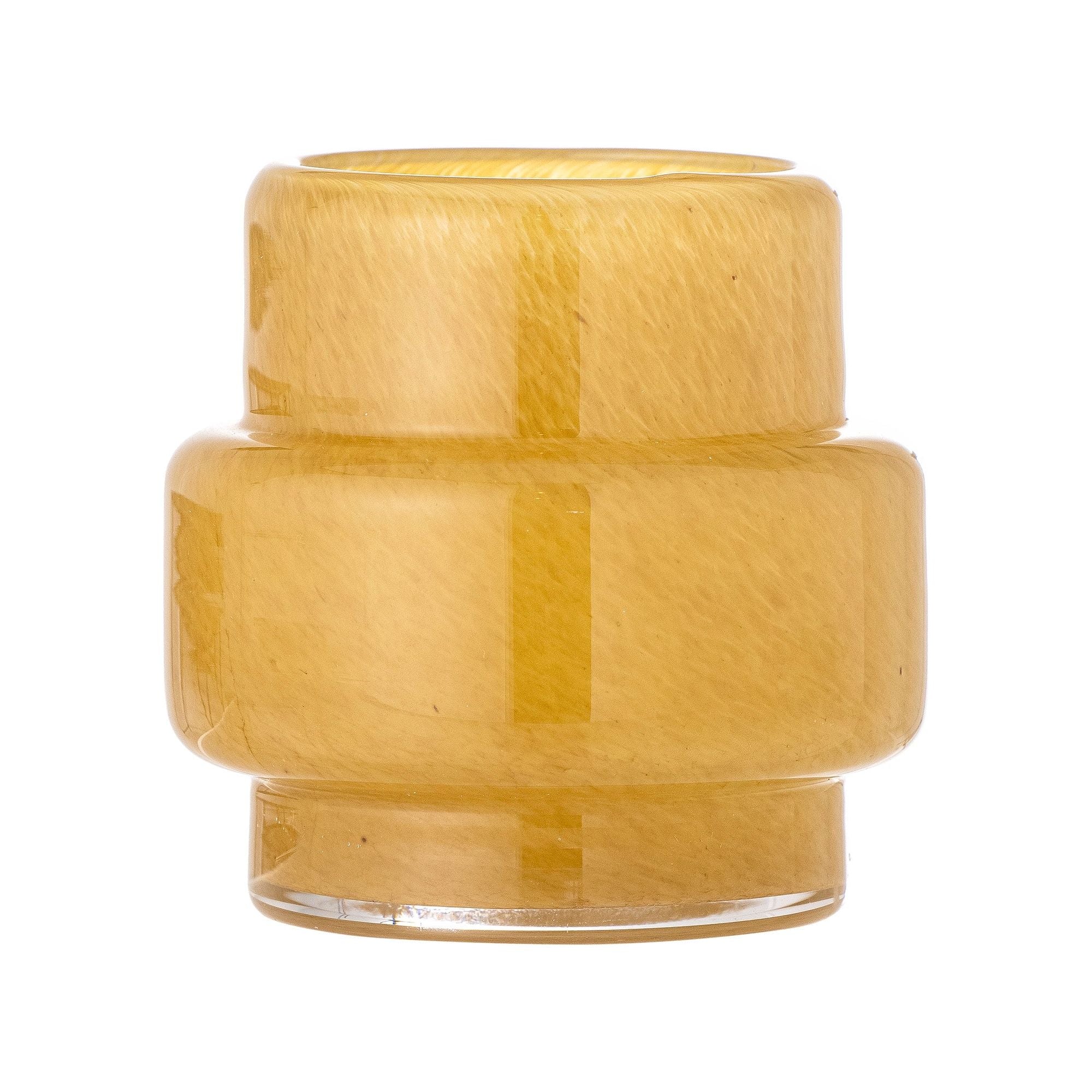 Creative Collection Jose Votivljus, Gul, Glas