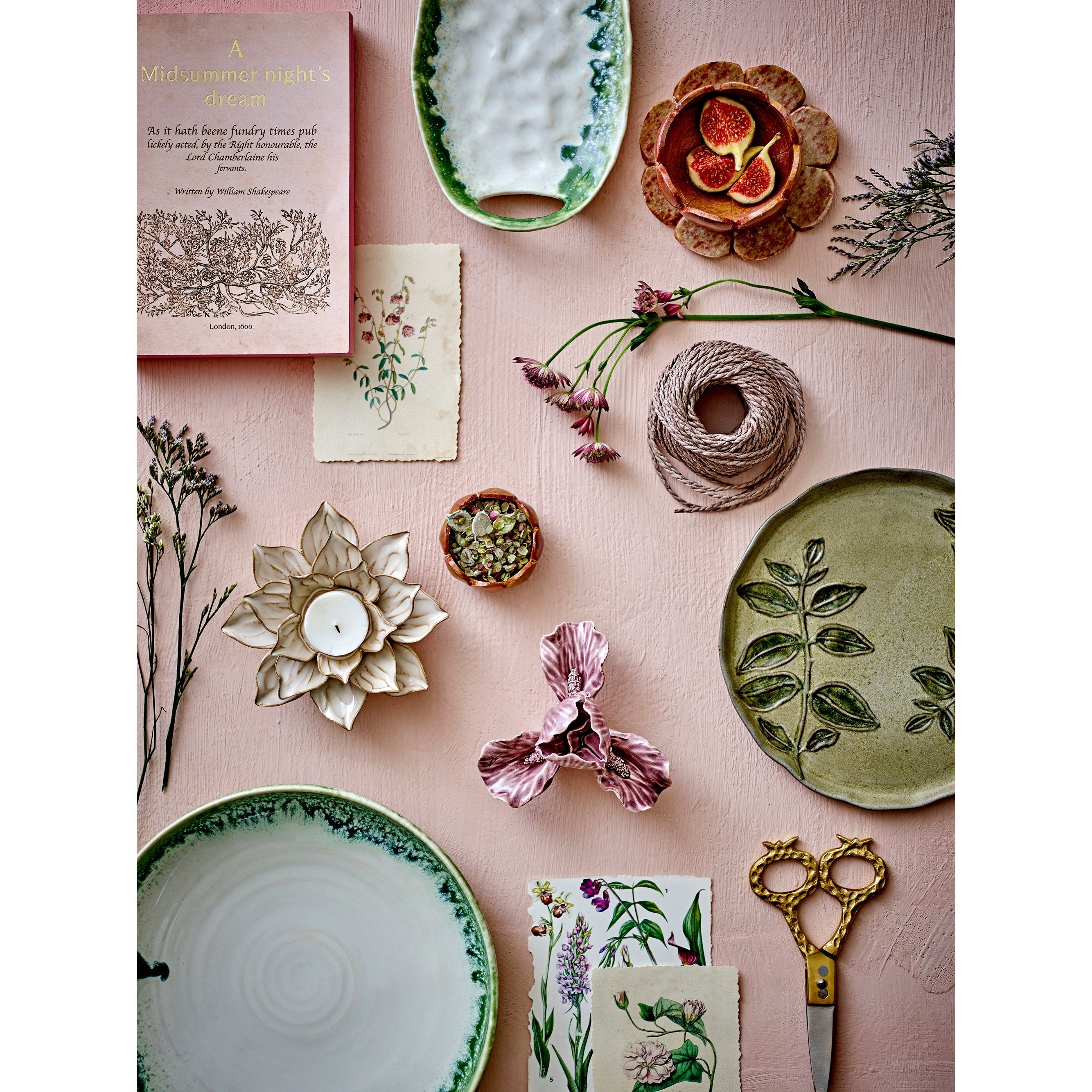 Creative Collection Rosali Deco, Lila, Stengods