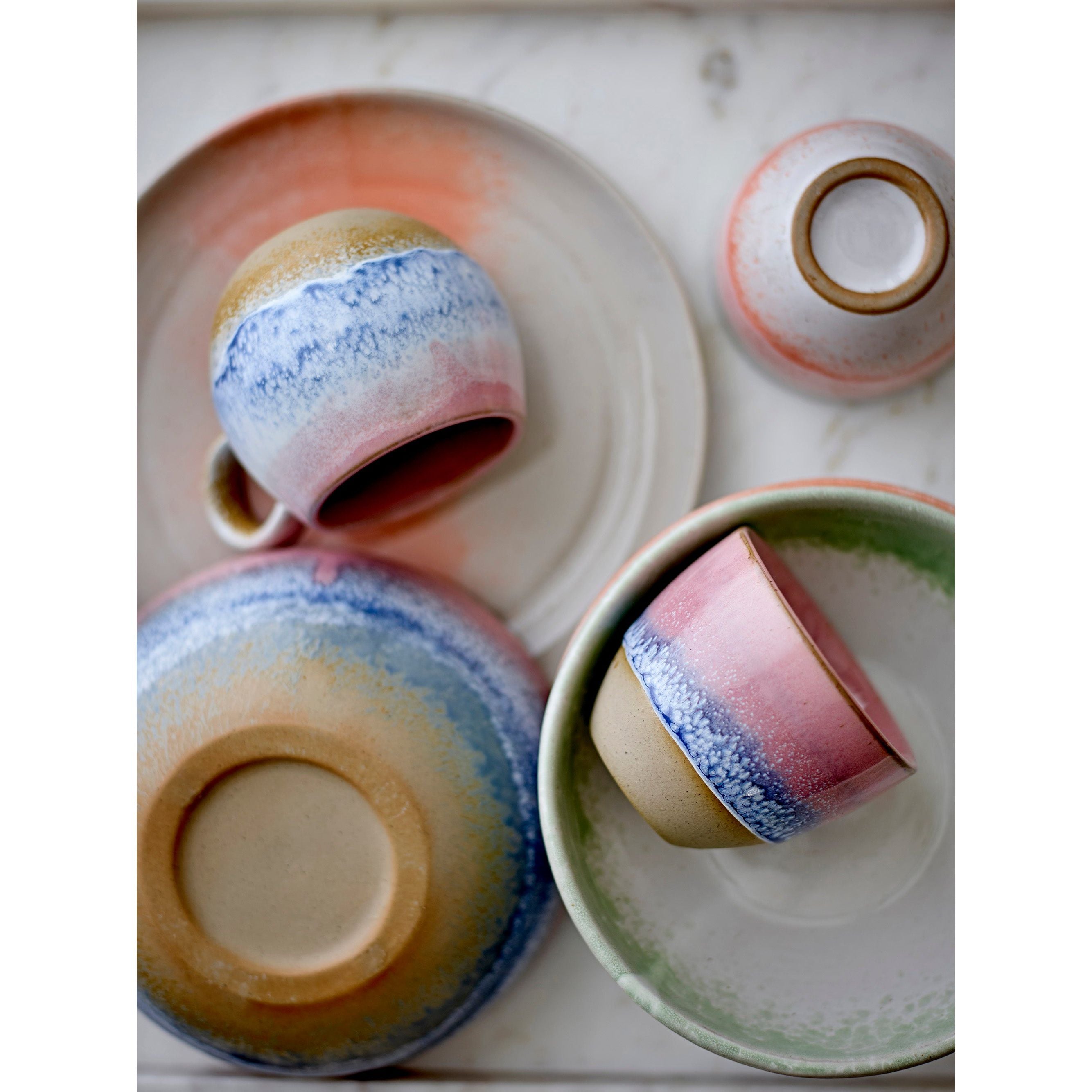 Bloomingville Paula Kopp, Rosa, Stengods