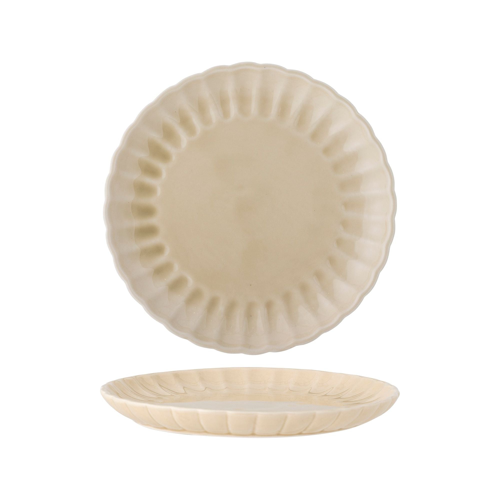 Bloomingville Latina Tallrik, Natur, Stengods