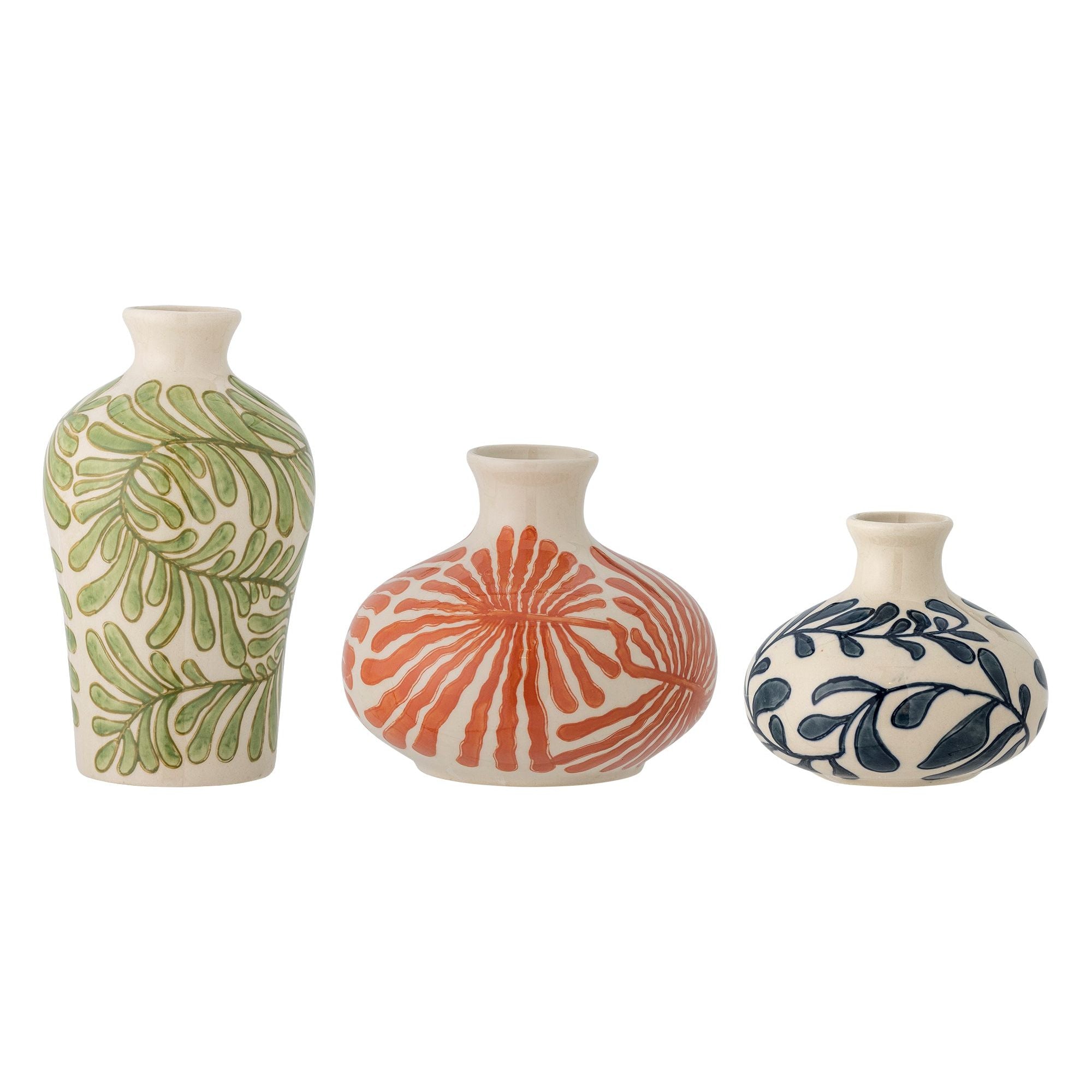 Creative Collection Fauni Vas, Grön, Stengods