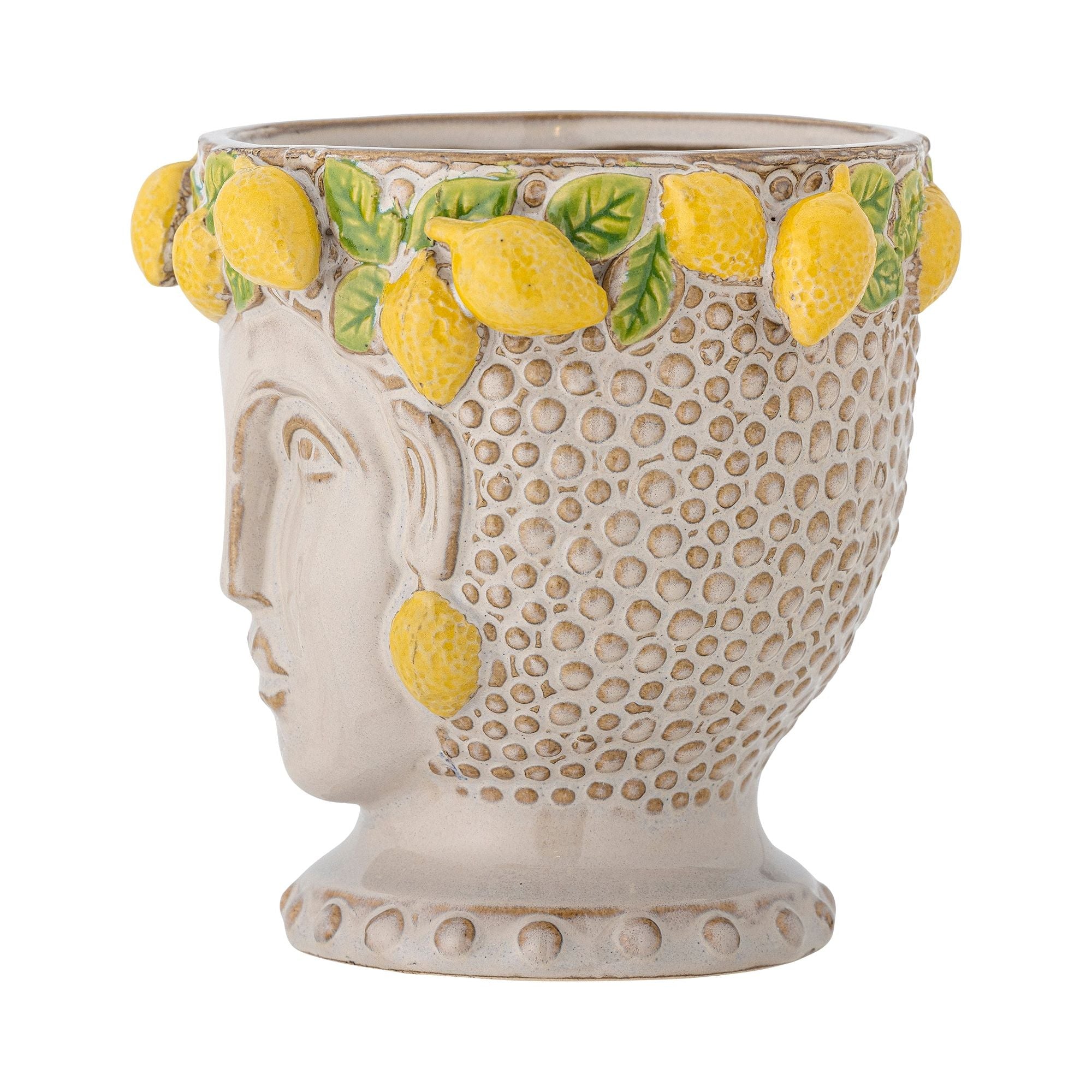 Creative Collection Limone Blomkruka, Gul, Stengods