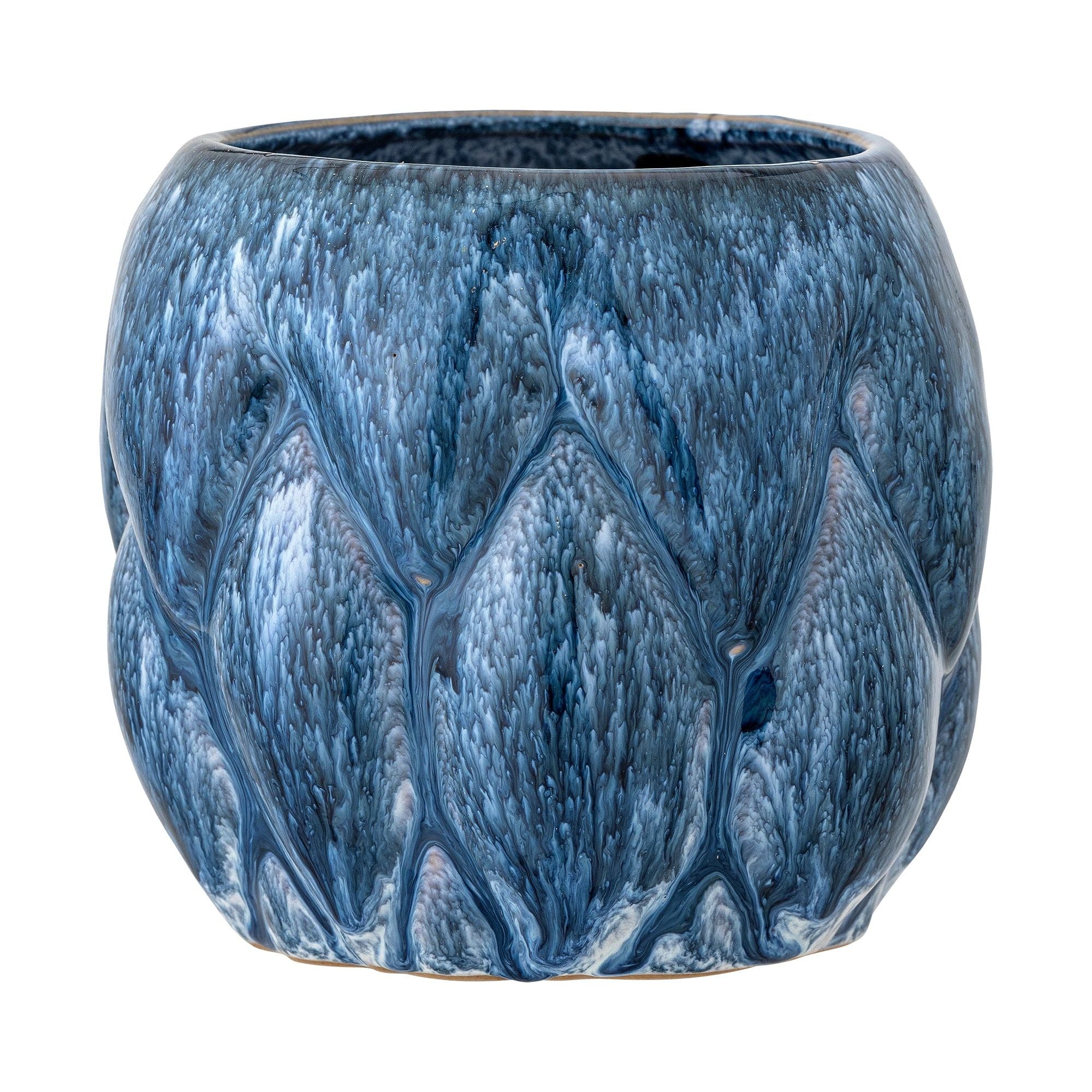 Creative Collection Posey Blomkruka, Blå, Stengods