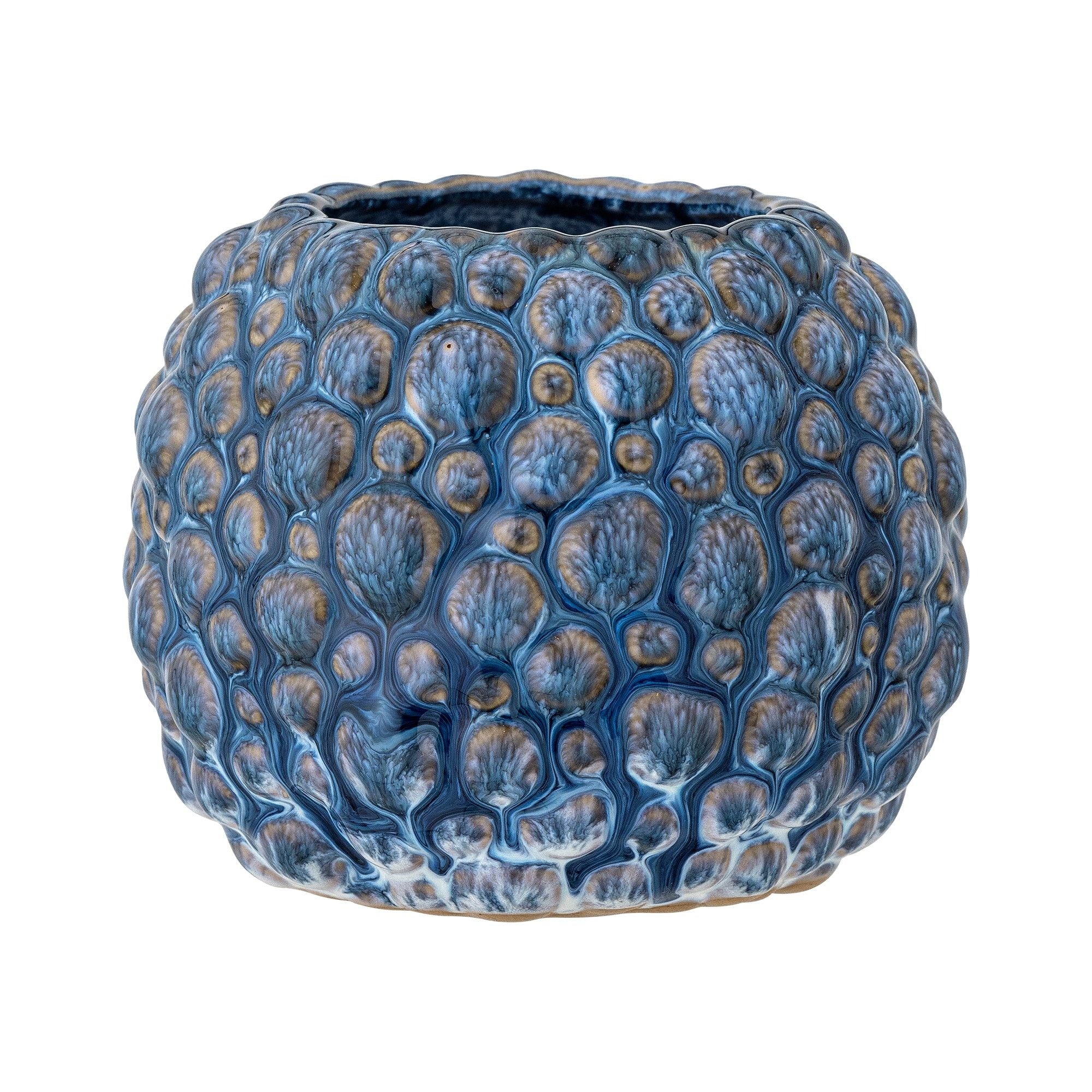 Bloomingville Susannah Blomkruka, Blå, Stengods