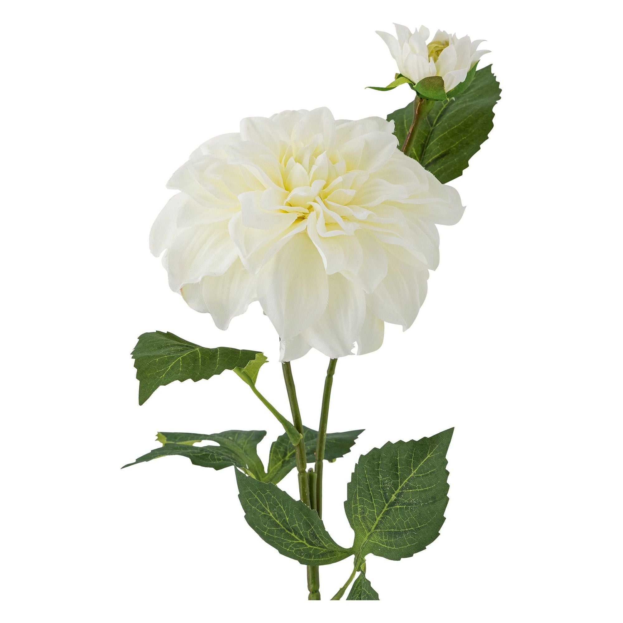 Bloomingville Dahlia Stjälk, Vit, Konstgjorda Blommor