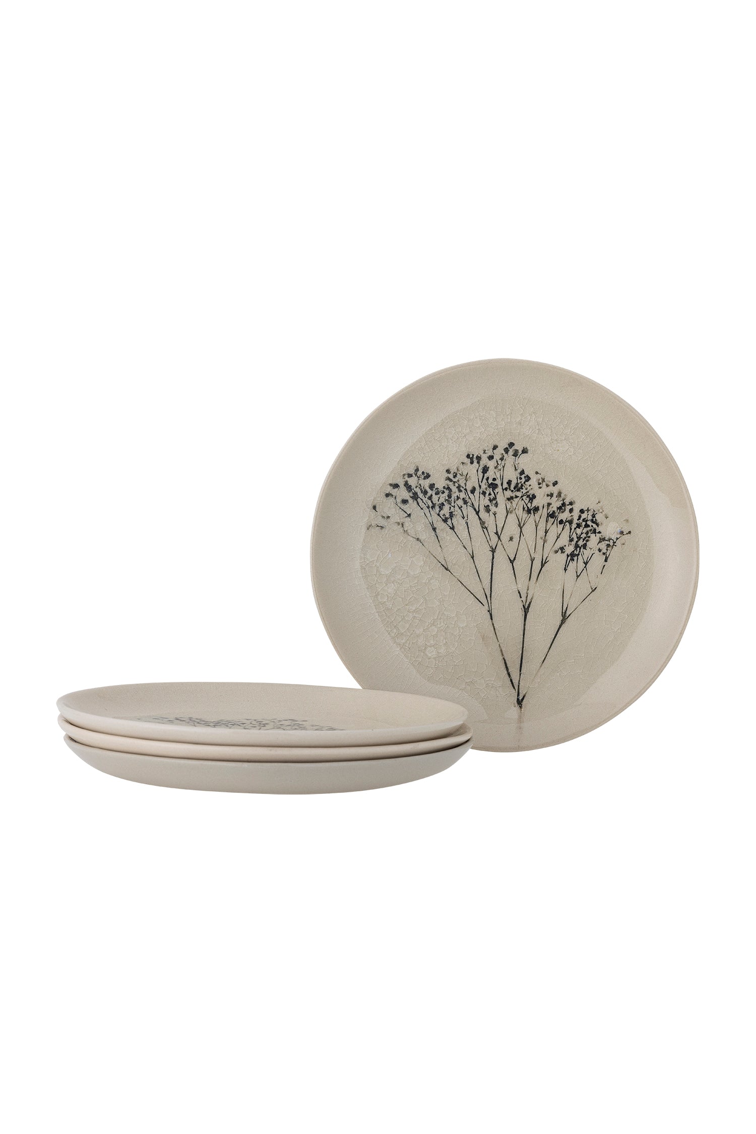 Bloomingville Bea Tallrik, Multipack, Nature, Stengods