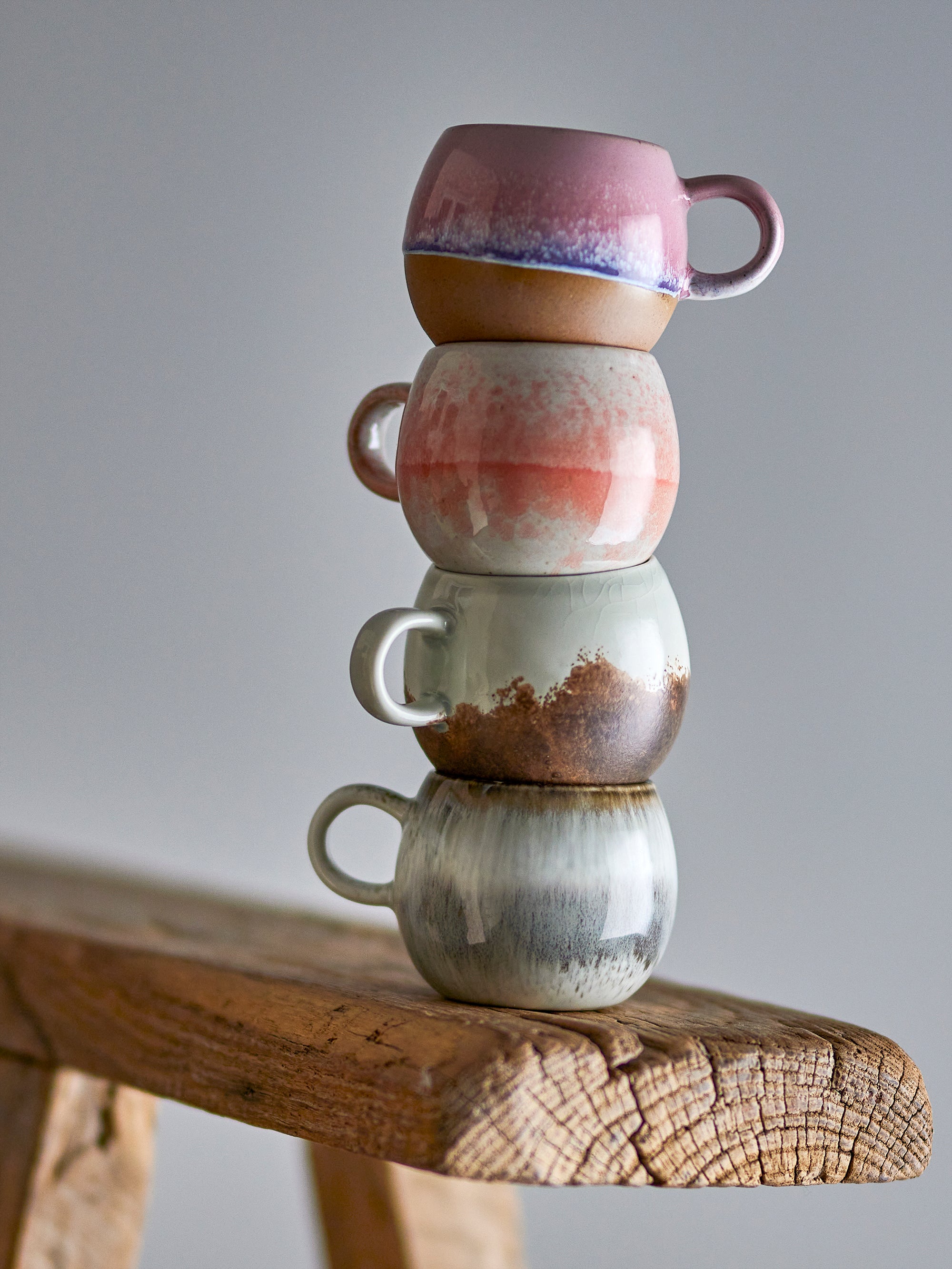 Bloomingville Paula Espressokopp, Brun, Stengods