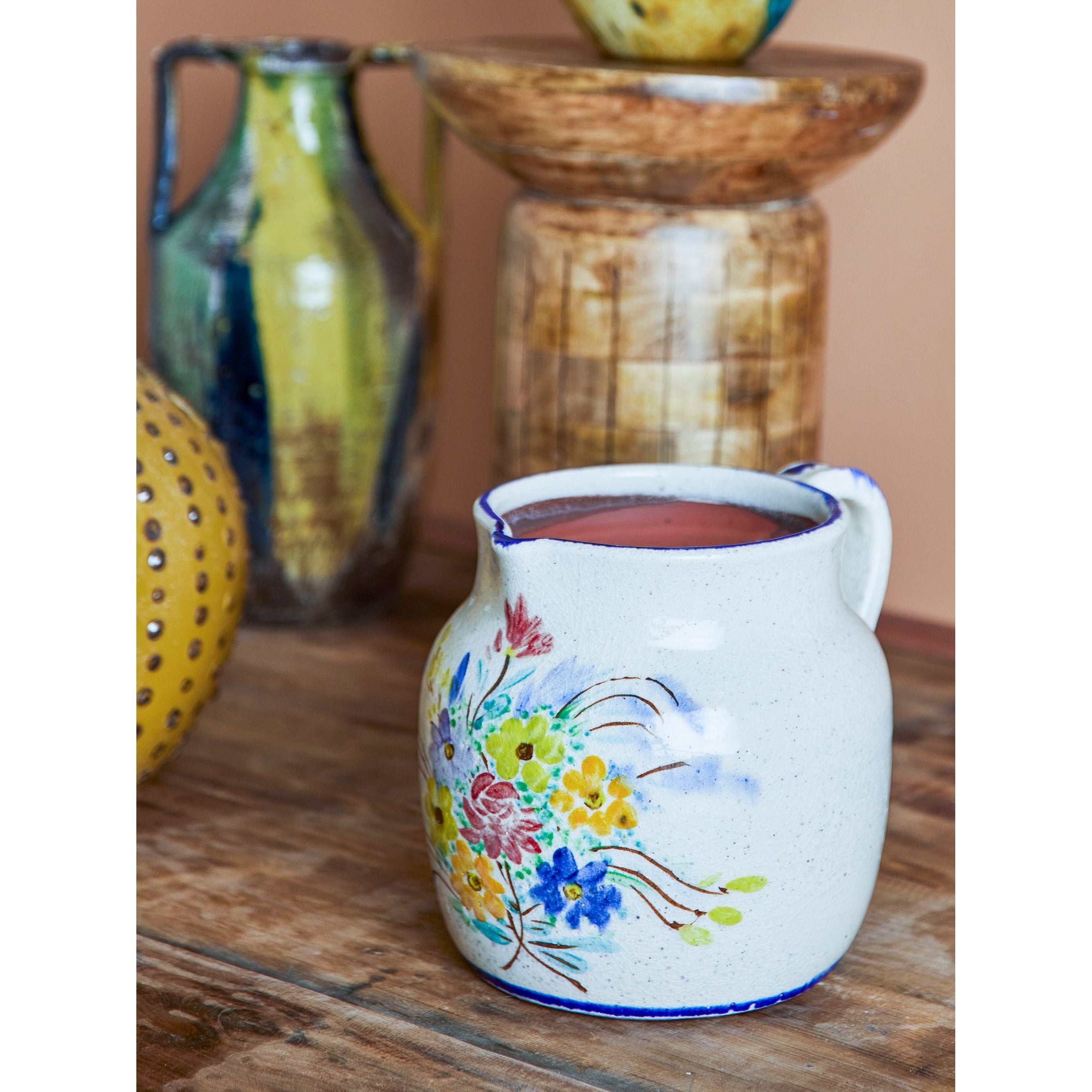 Creative Collection Avie Deco Vas, Natur, Terrakotta