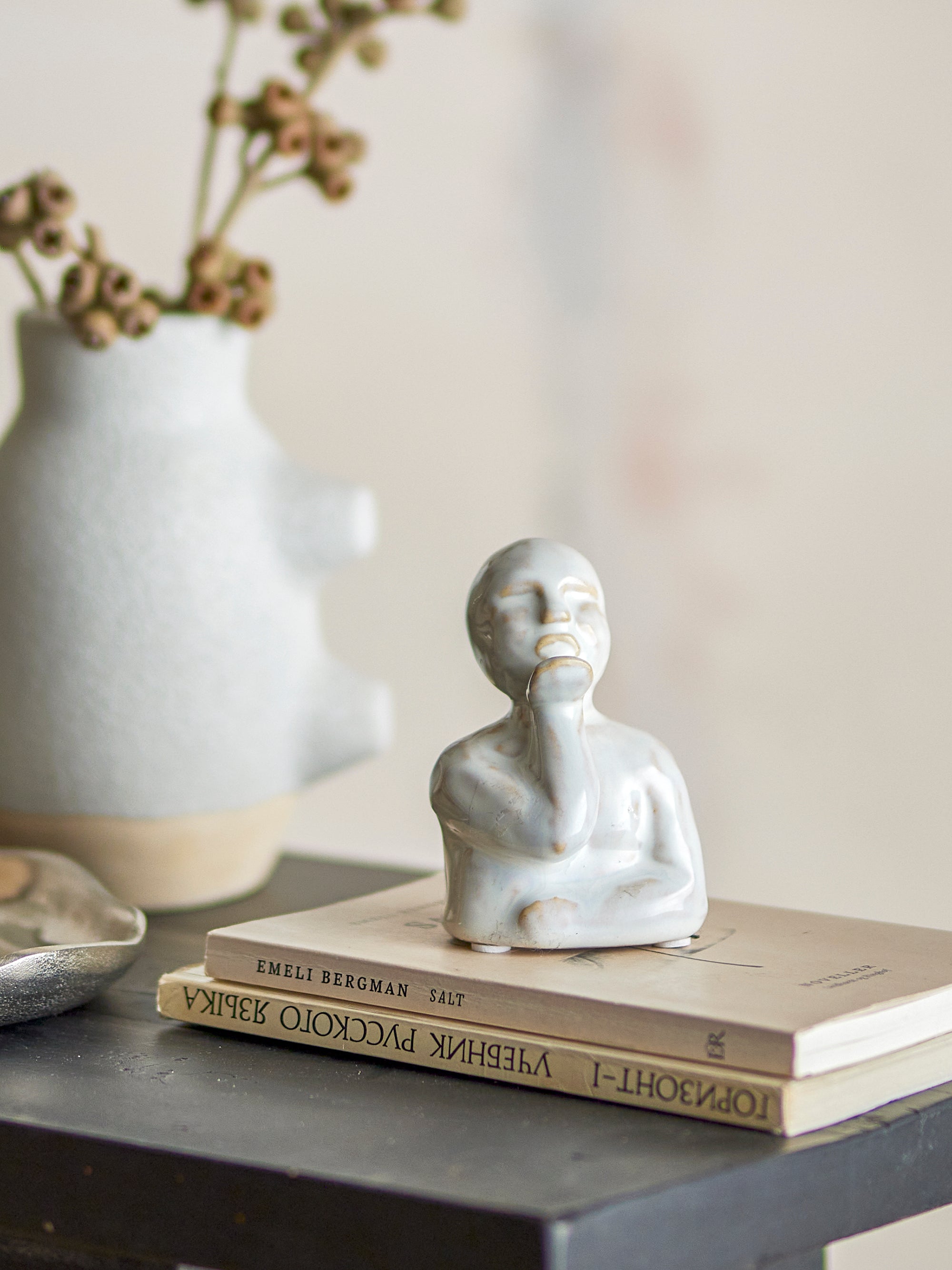 Bloomingville Knox Deco, Grå, Stengods