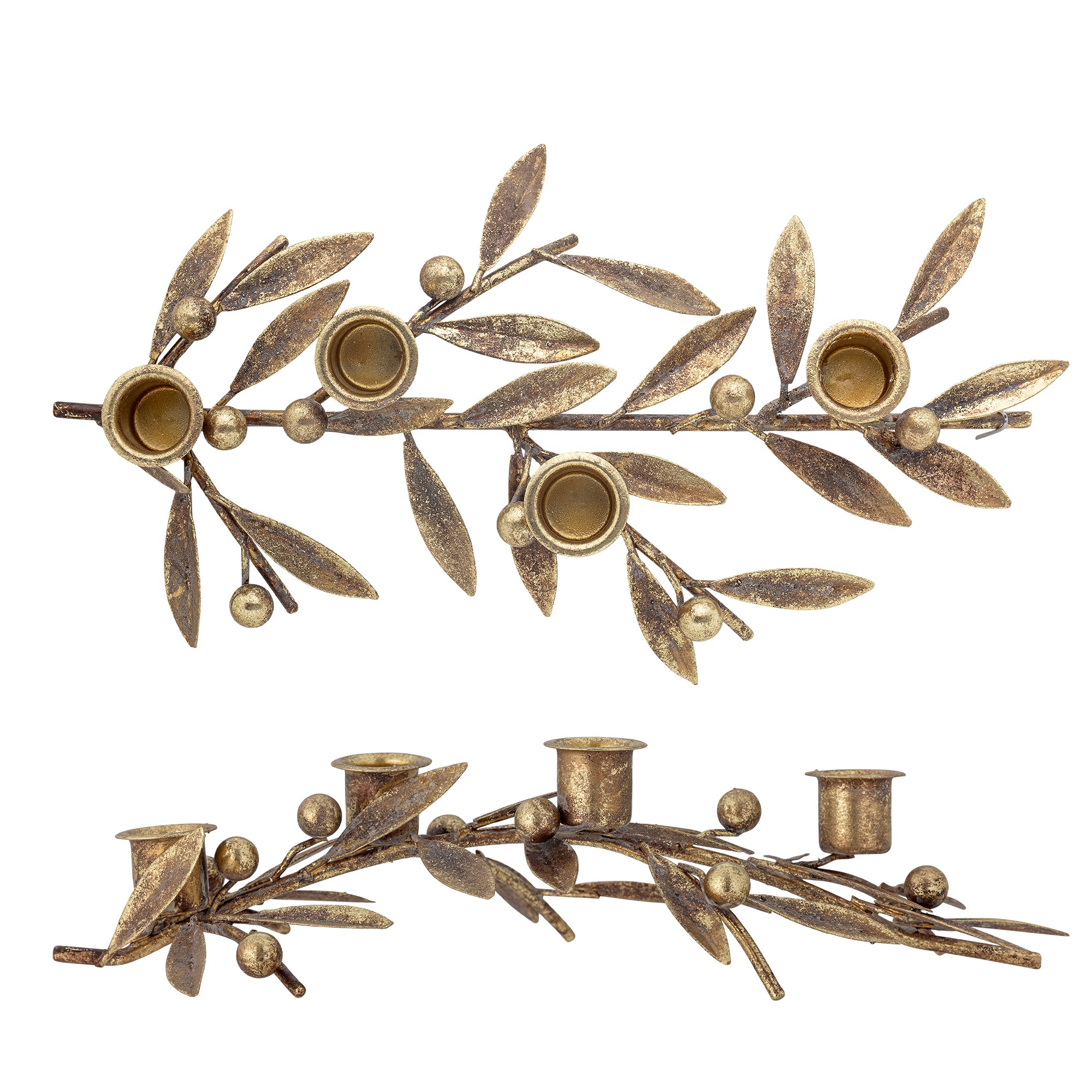 Bloomingville Mirabel Ljusstake, Guld, Metall