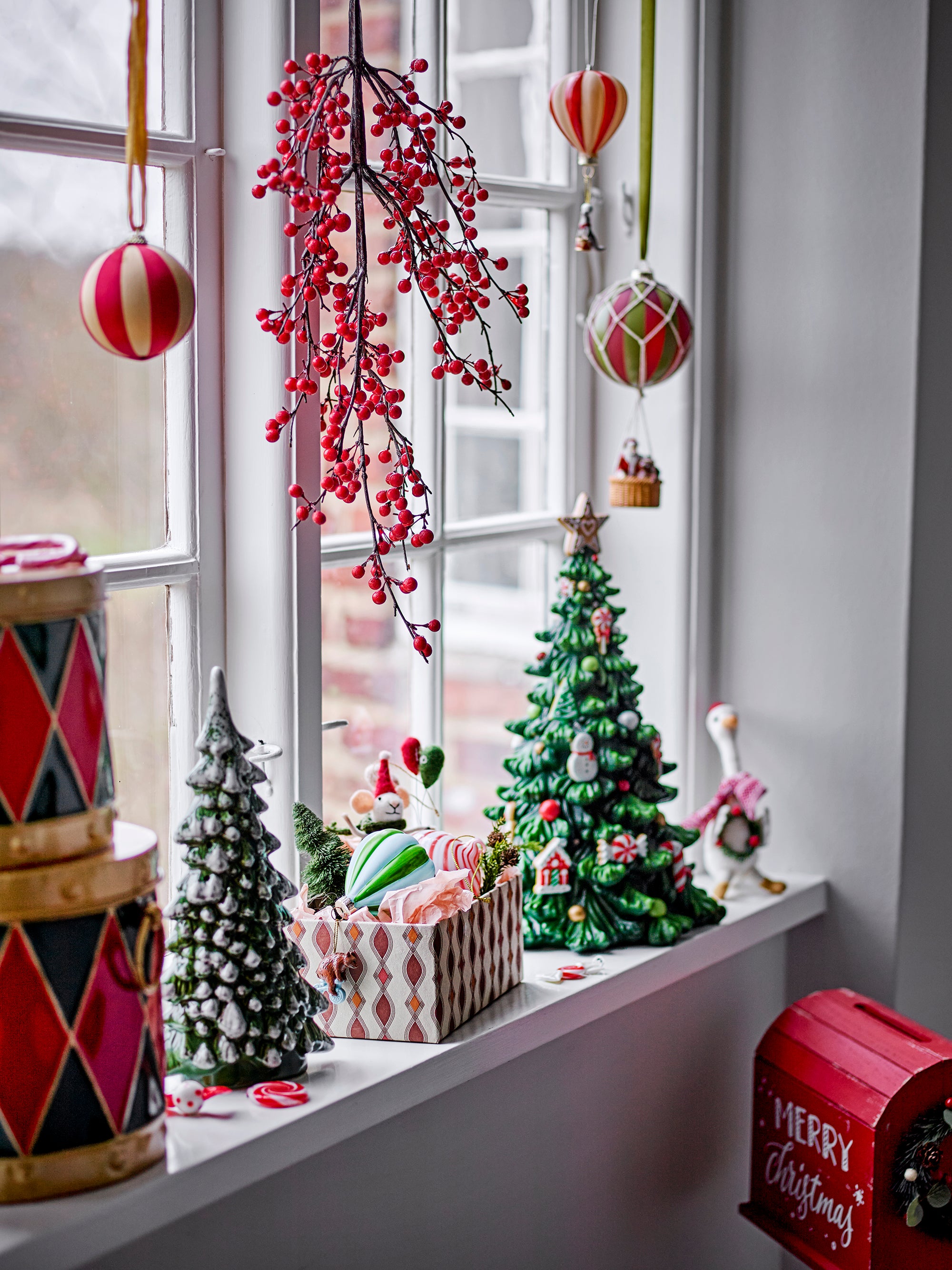 Bloomingville Carlo Deco, Röd, MDF