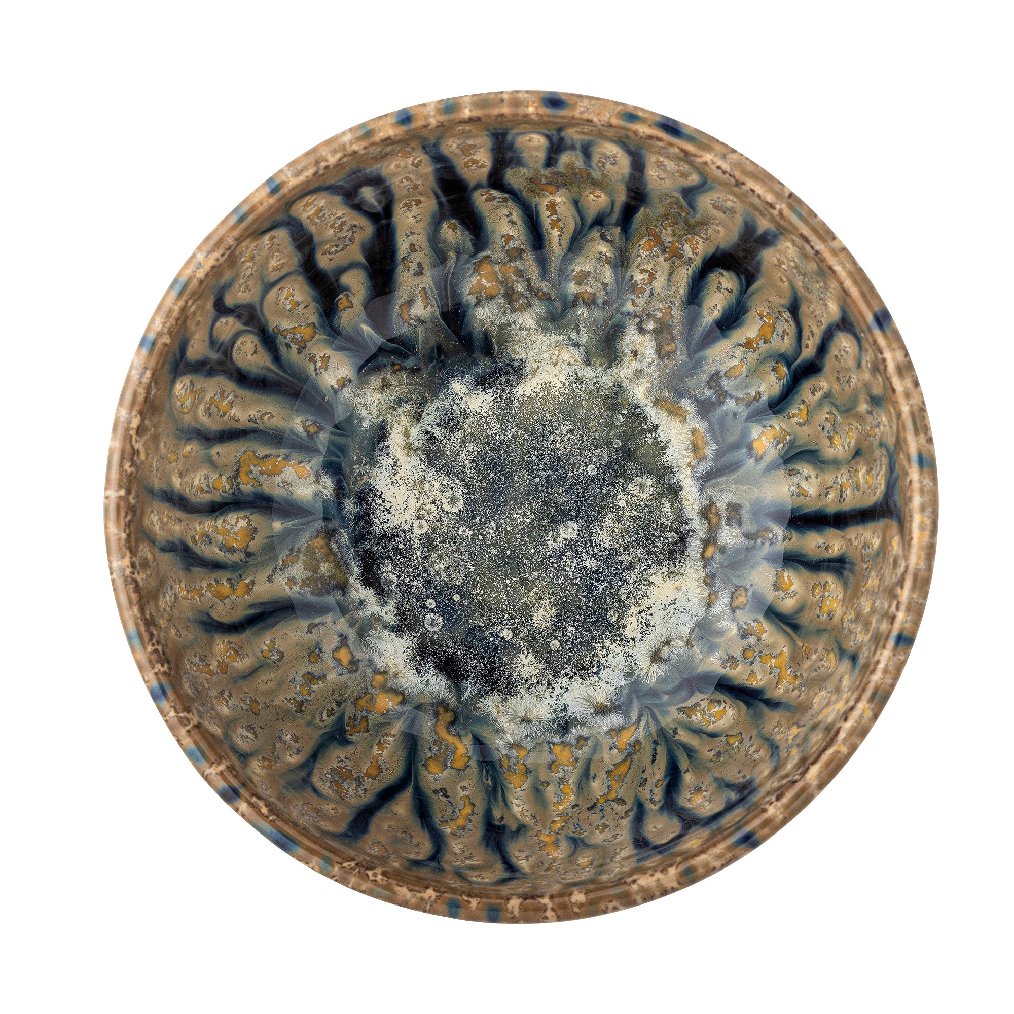 Bloomingville Milani Skål, Blå, Stengods