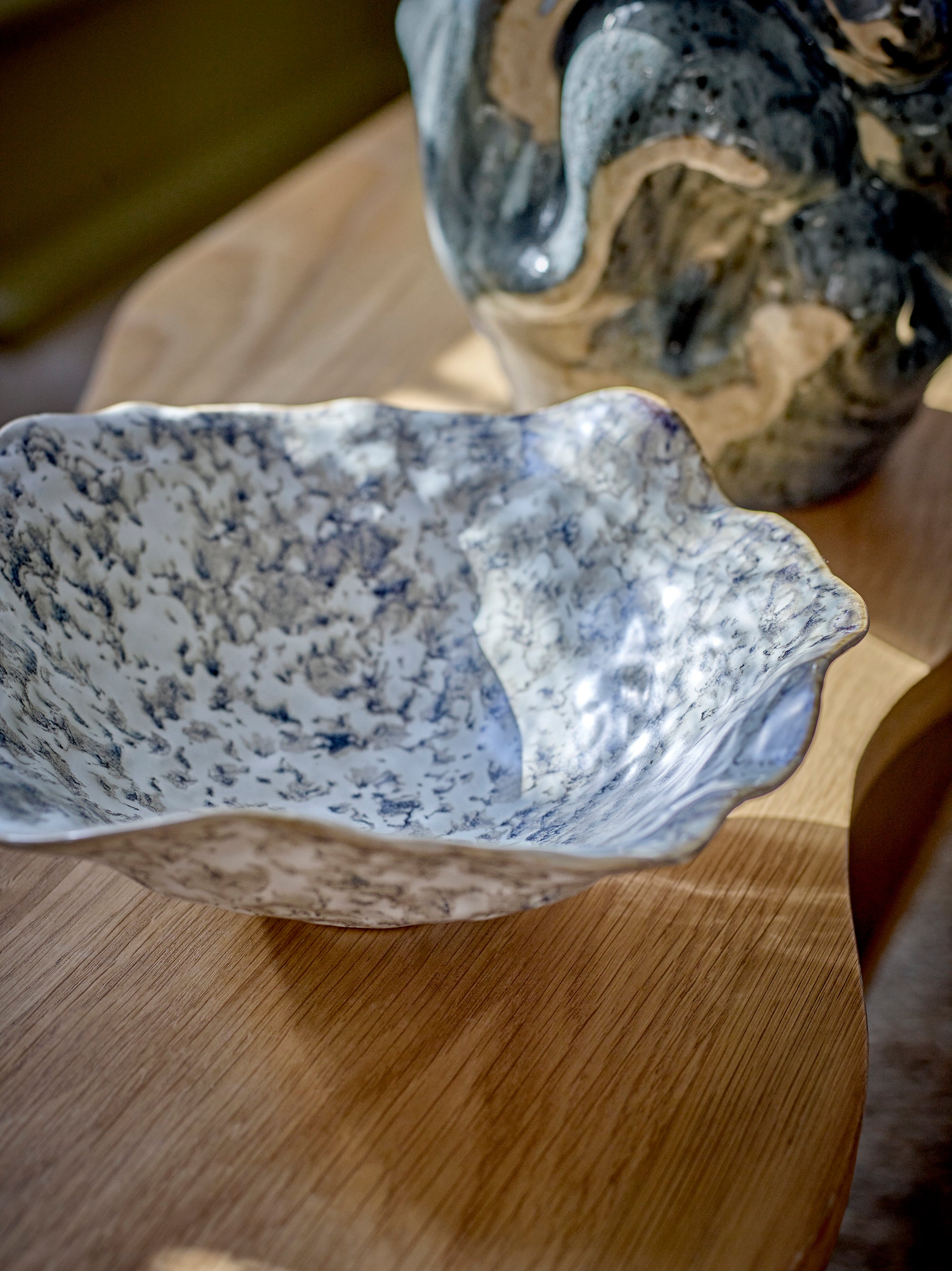 Bloomingville Lennon Skål, Grå, Stengods