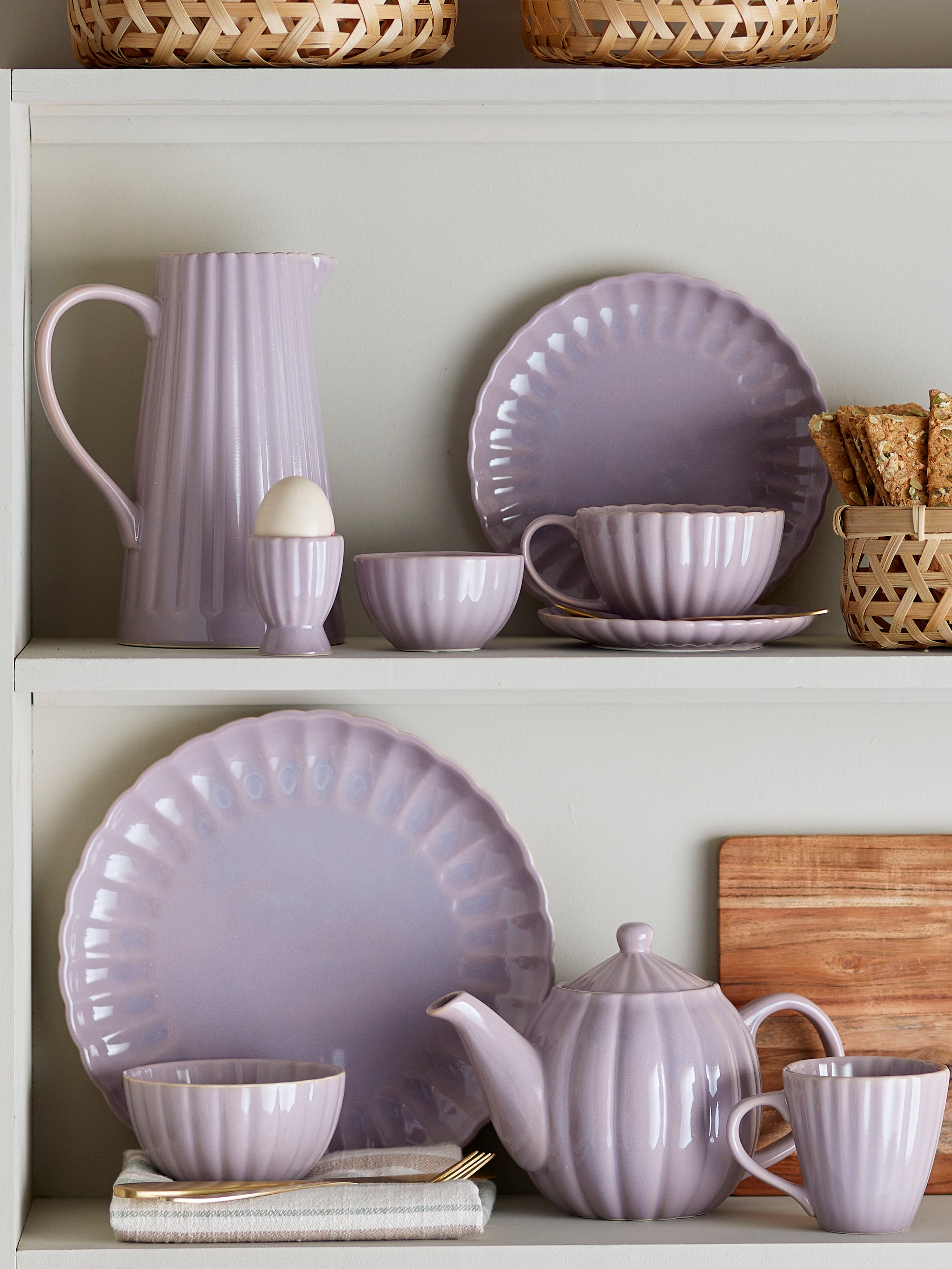 Bloomingville Latina Tekanna, Rosa, Stengods