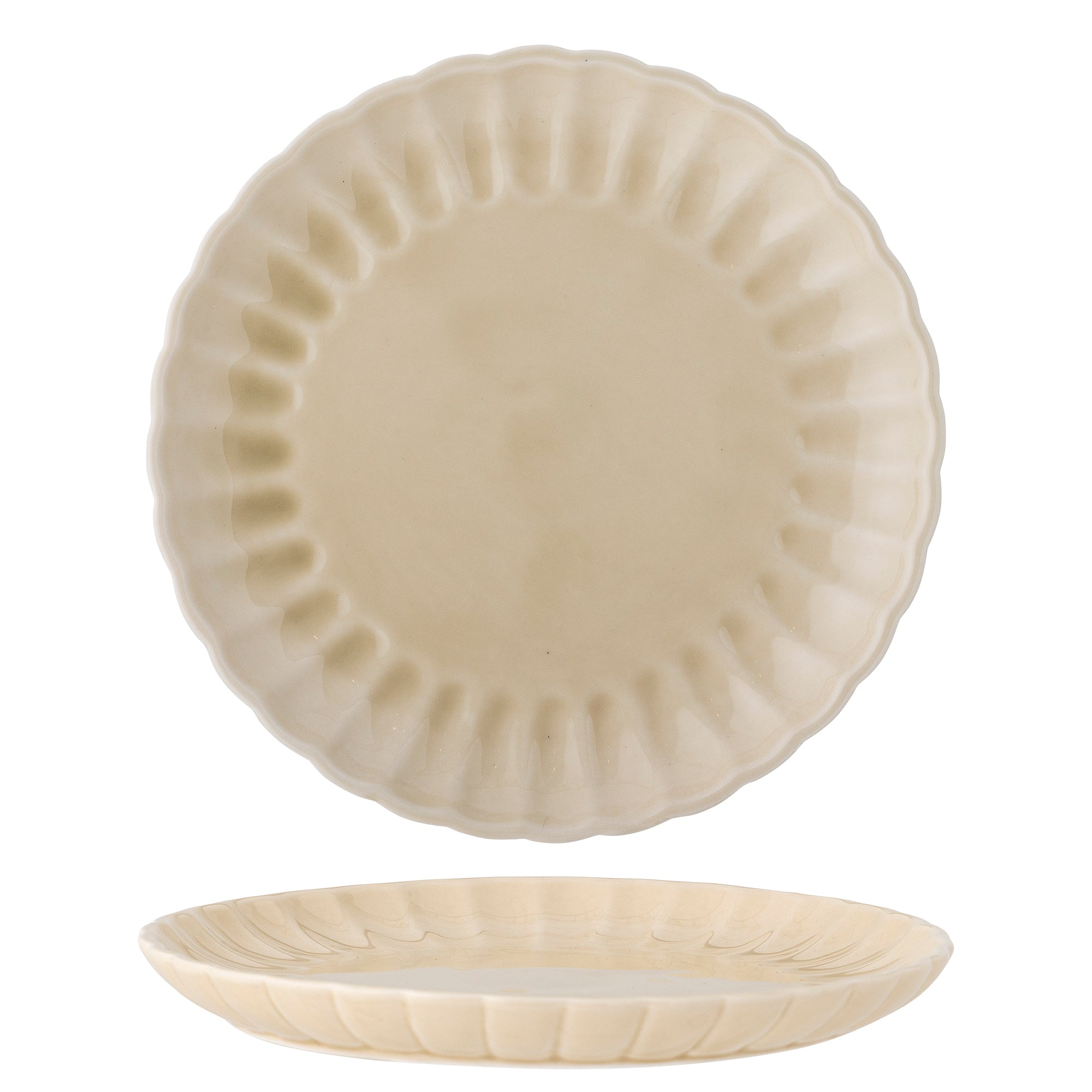 Bloomingville Latina Tallrik, Natur, Stengods