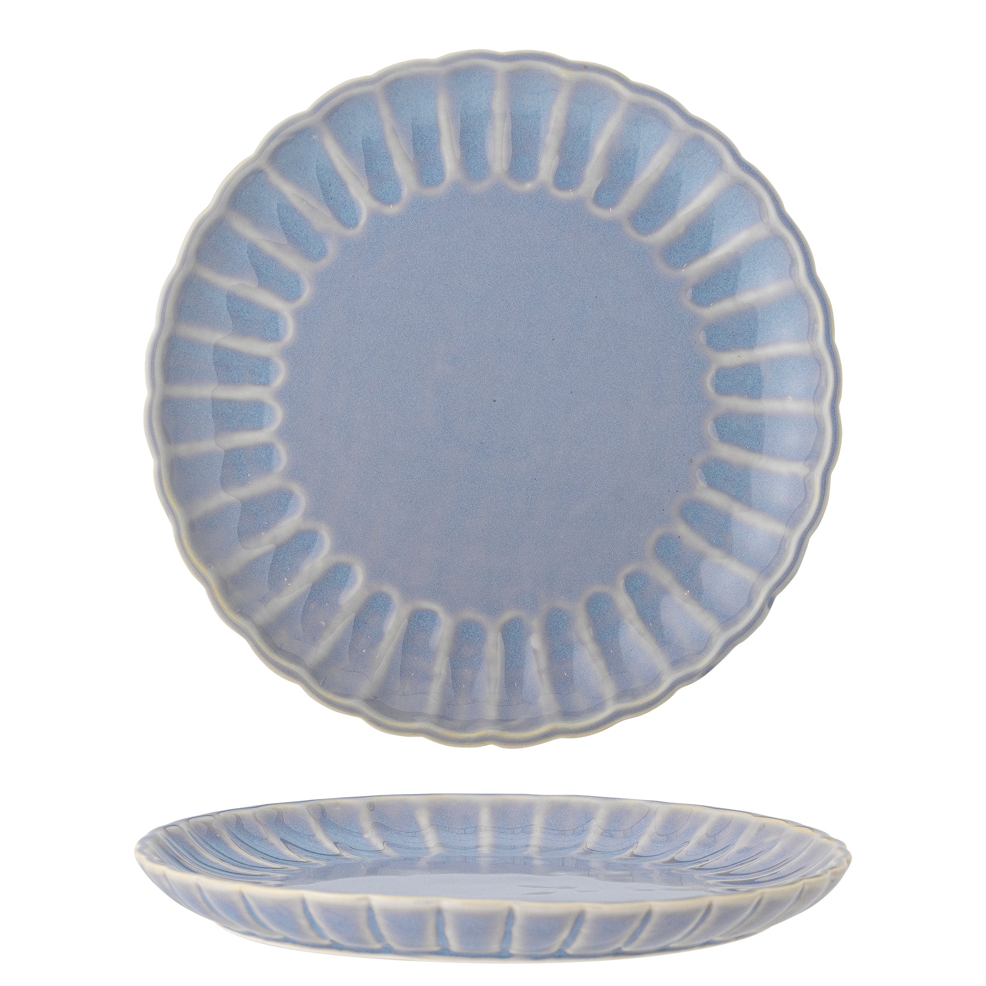 Bloomingville Latina Tallrik, Blå, Stengods