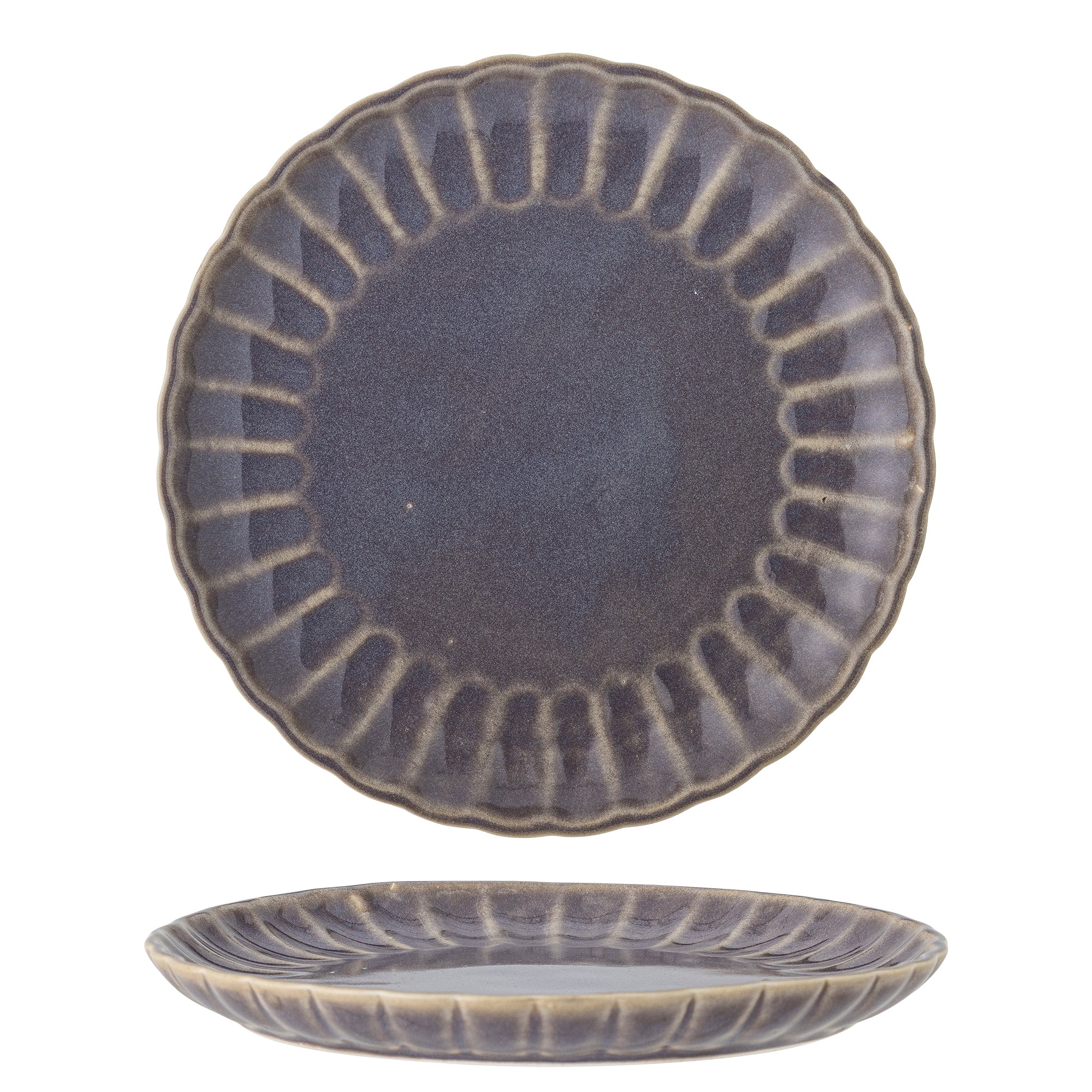 Bloomingville Latina Tallrik, Lila, Stengods