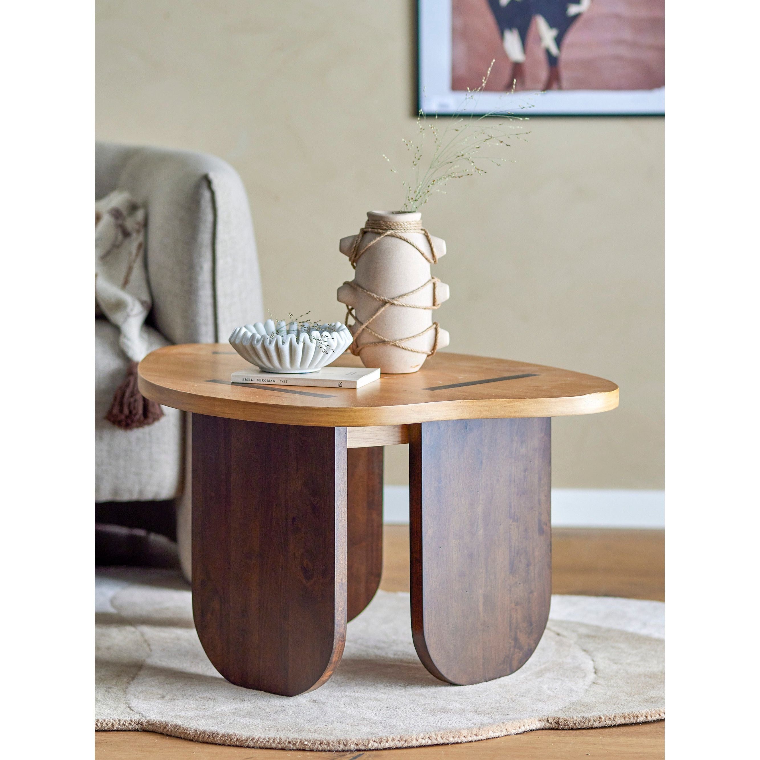 Bloomingville Cilas Soffbord, Natur, Gummiträ