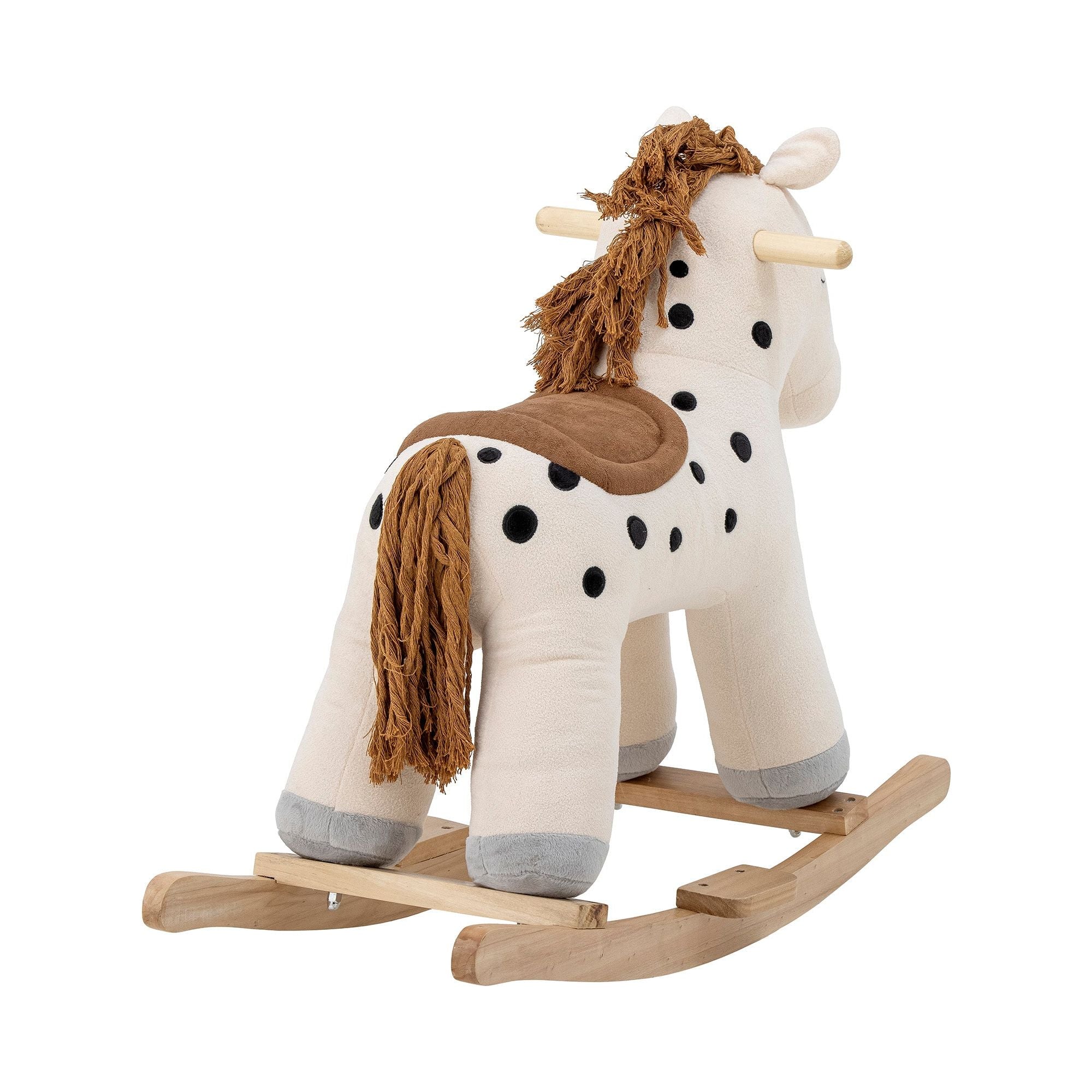 Bloomingville Mini Merlen Gungleksak, Häst, Vit, Polyester