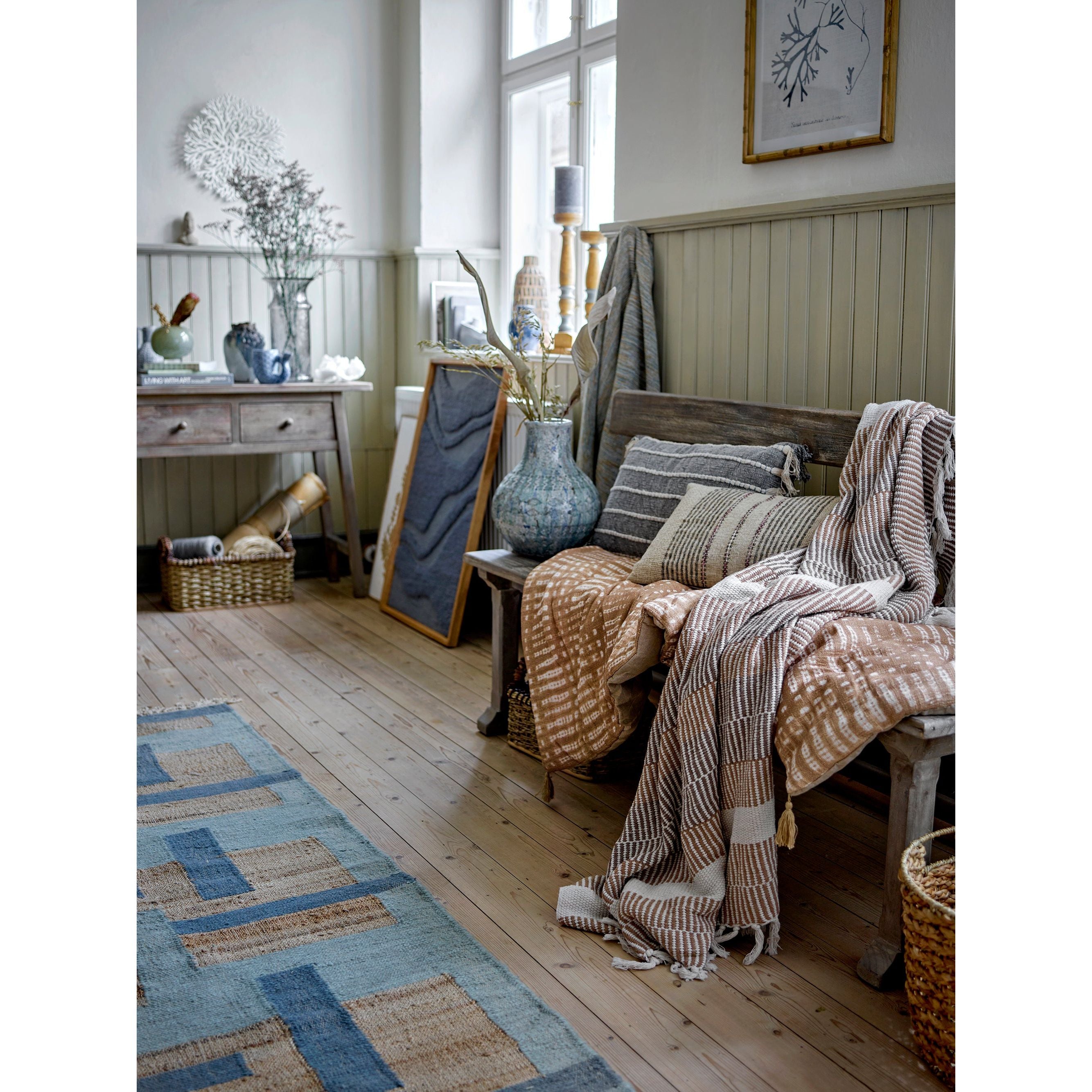 Creative Collection Honiton Matta, Grön, Ull