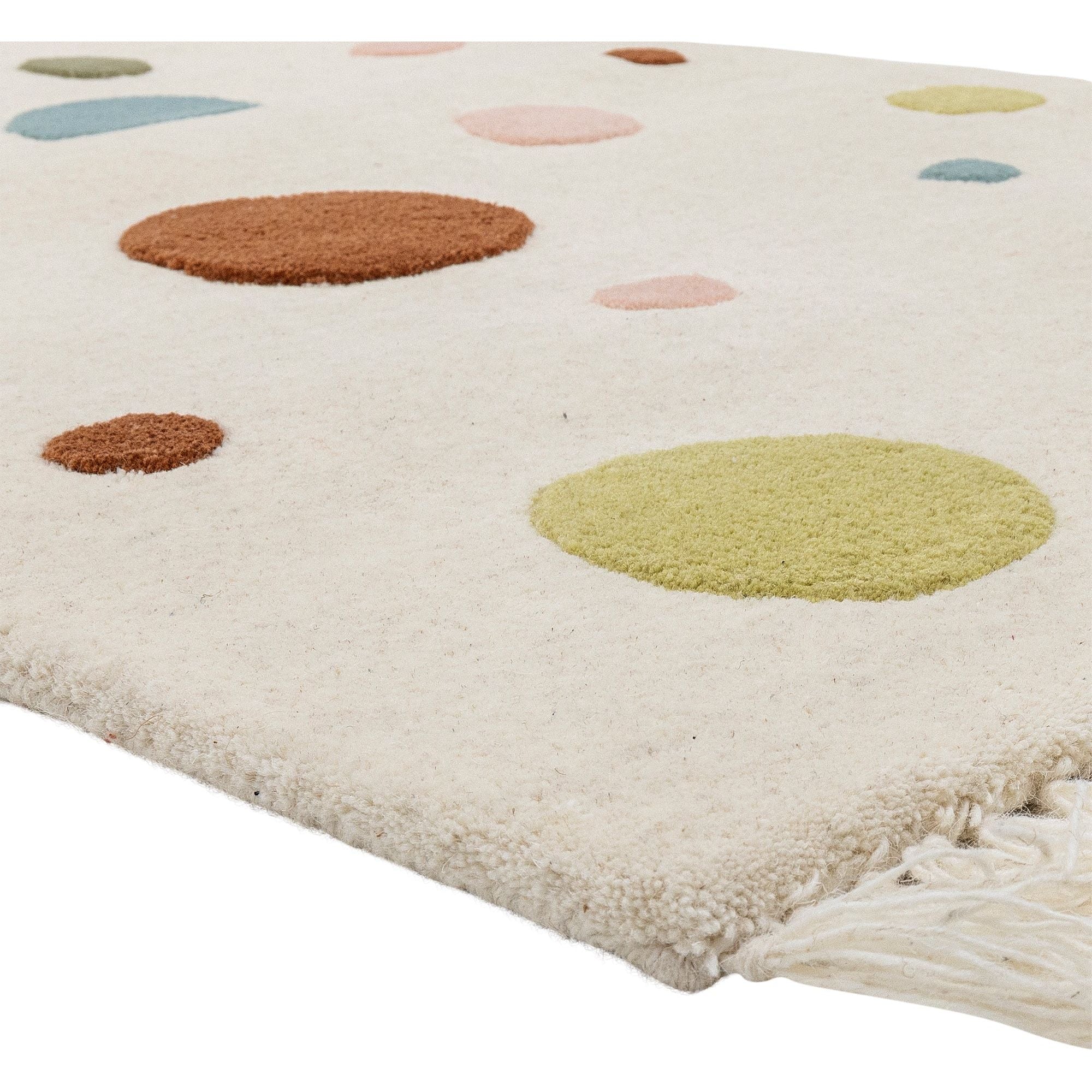 Bloomingville Mini Clennie Matta, Natur, Ull