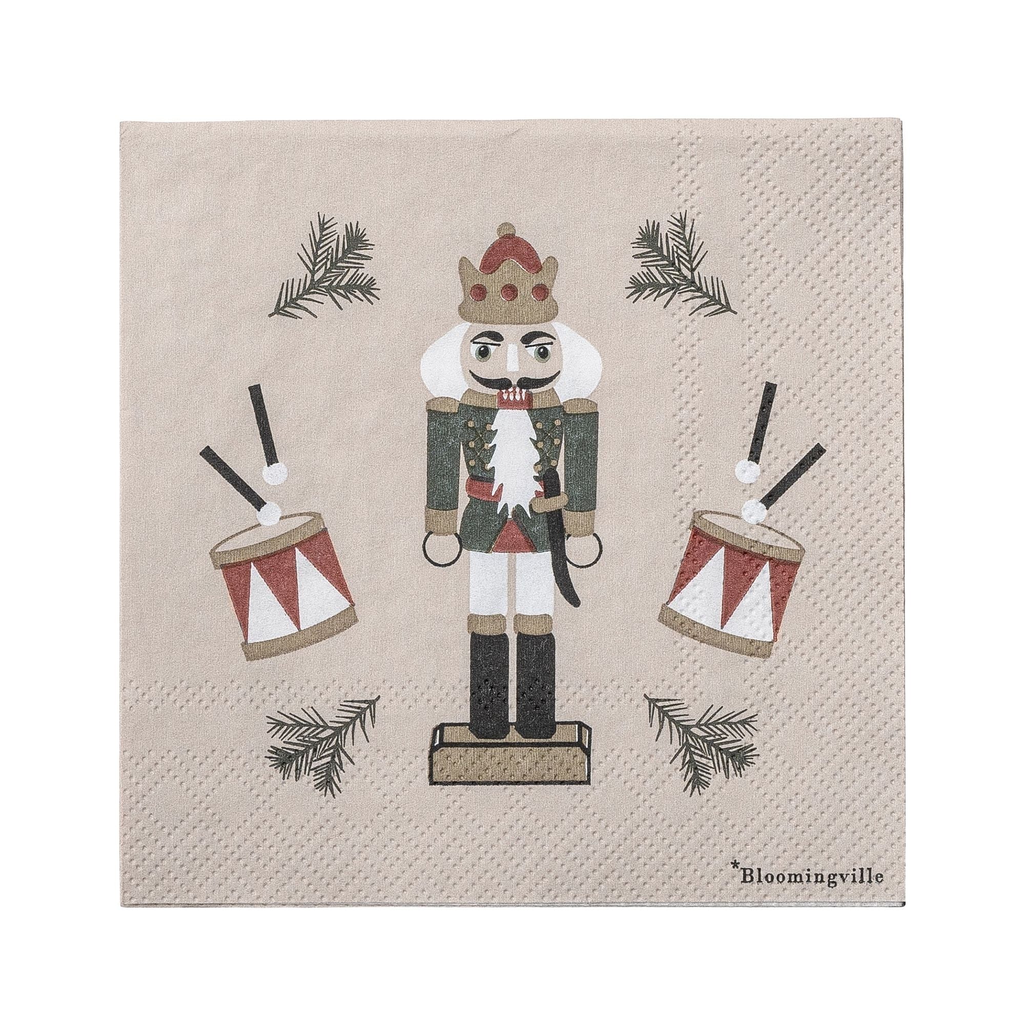 Bloomingville Jolly Servett, Grön, FSC® Mix, Papper