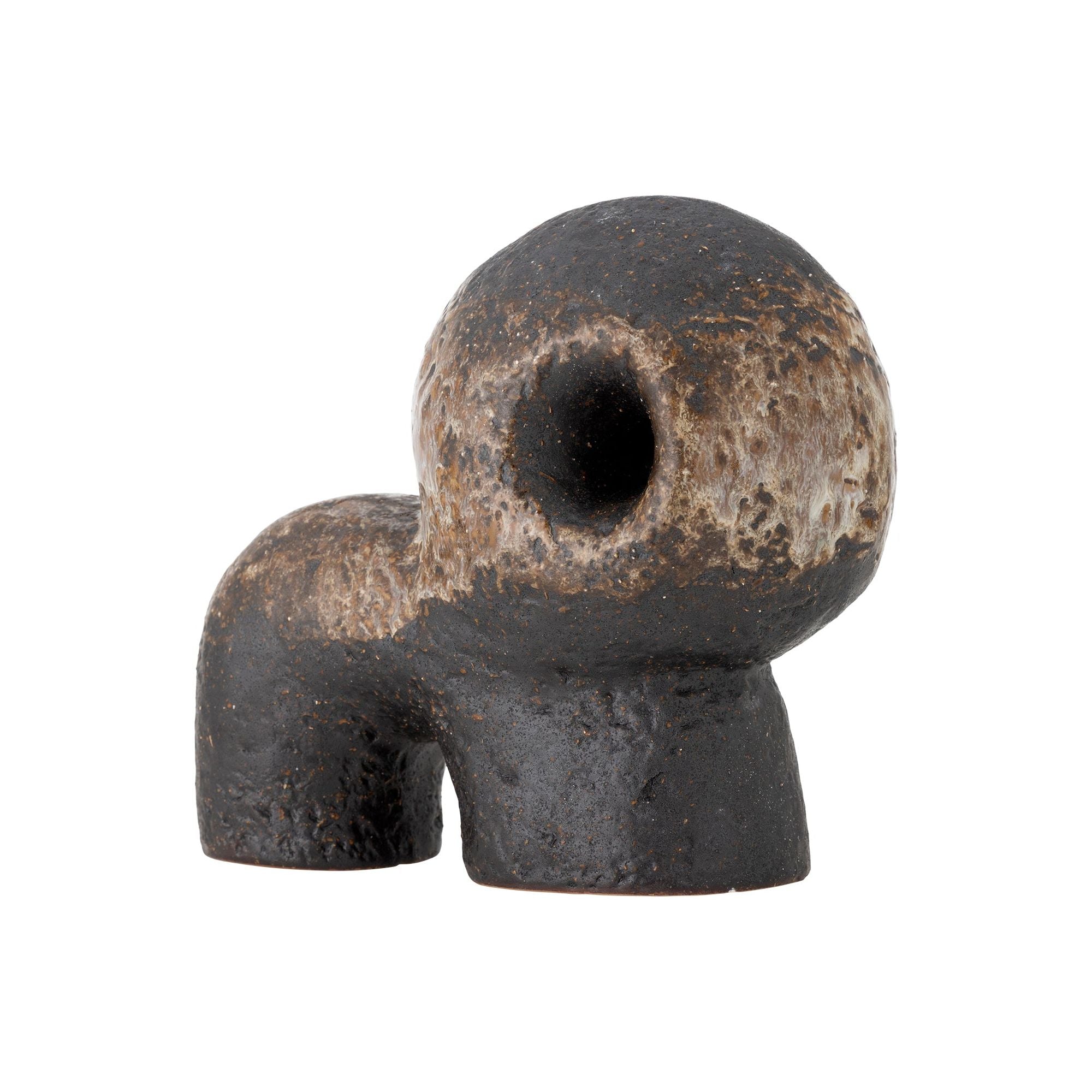 Bloomingville Bobby Deco, Svart, Stengods