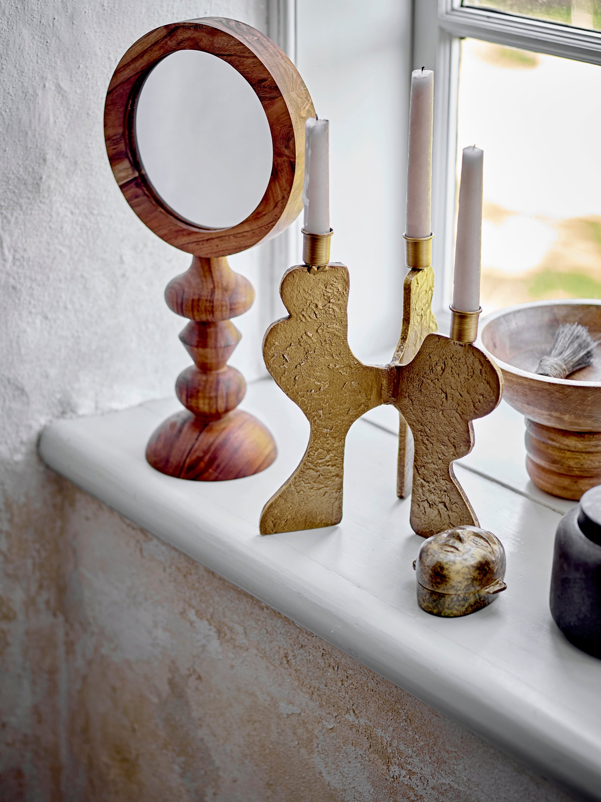 Bloomingville Lux Ljusstake, Guld, Metall