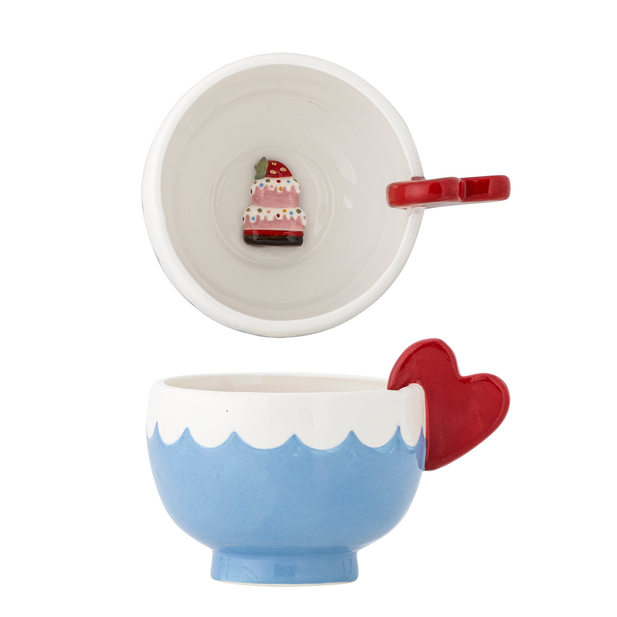 Bloomingville Lively Kopp, Blå, Stengods