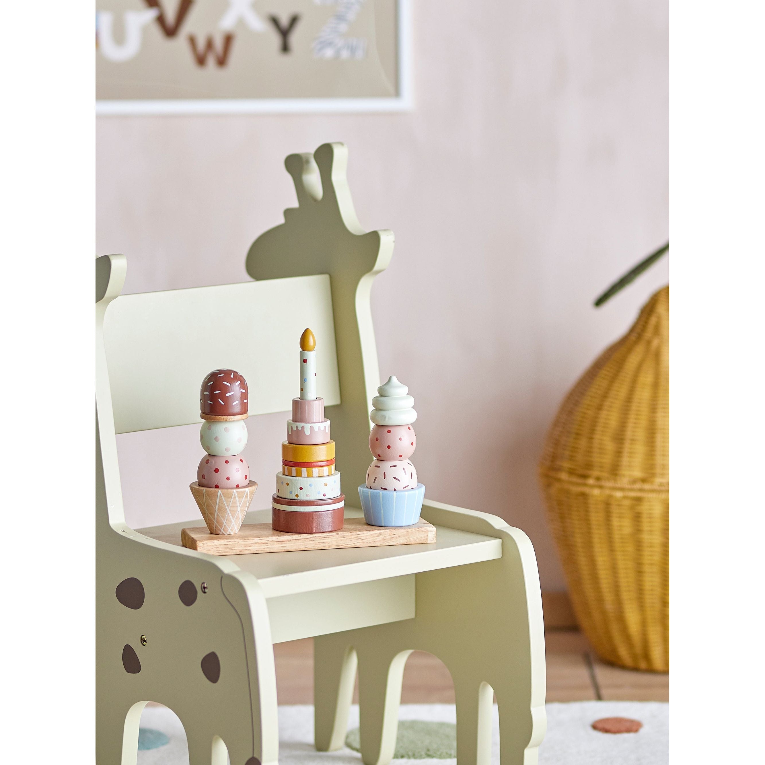 Bloomingville Mini Celebrate Aktivitetsleksak, Natur, Bokträ