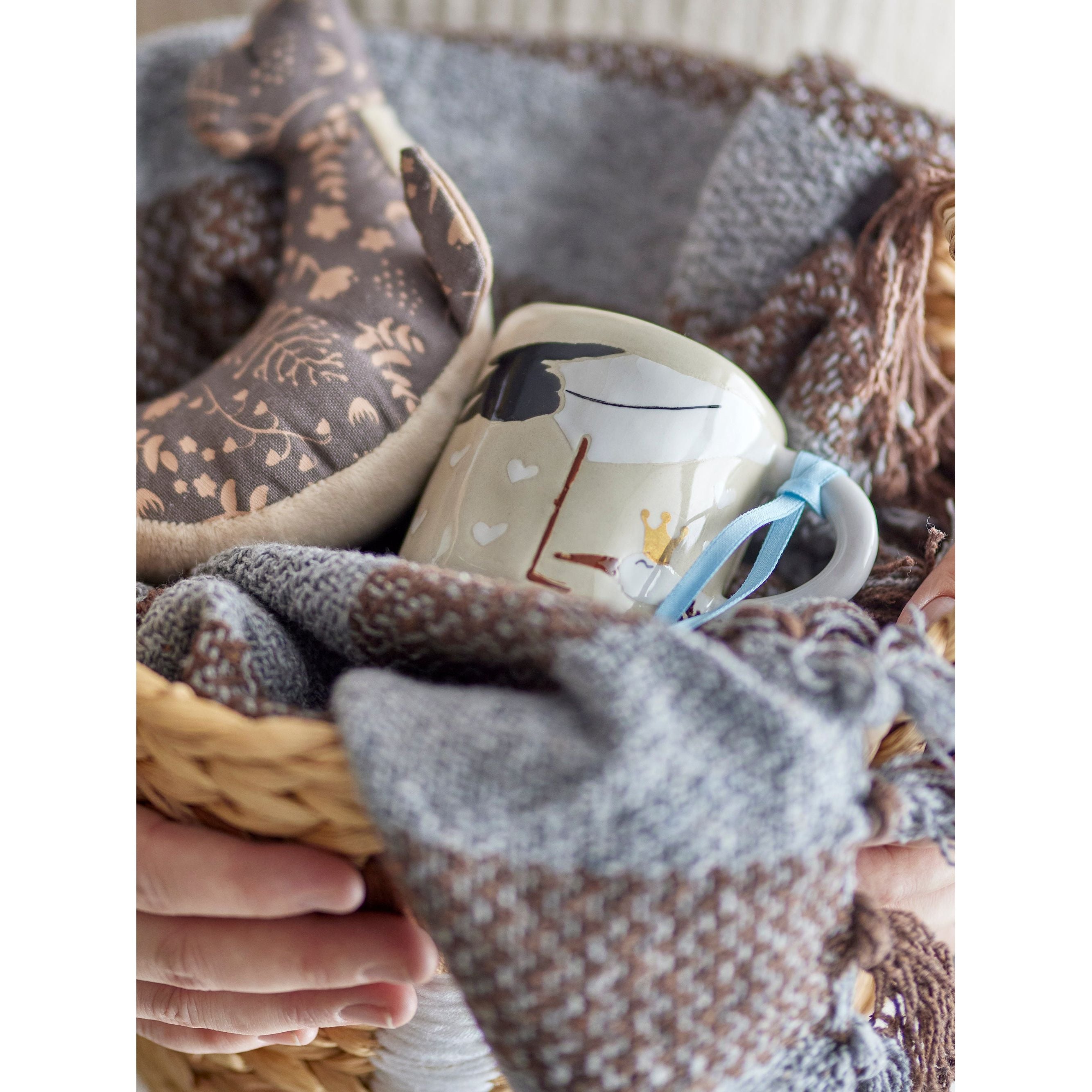 Bloomingville Mini Bambino Kopp, Nature, Stengods