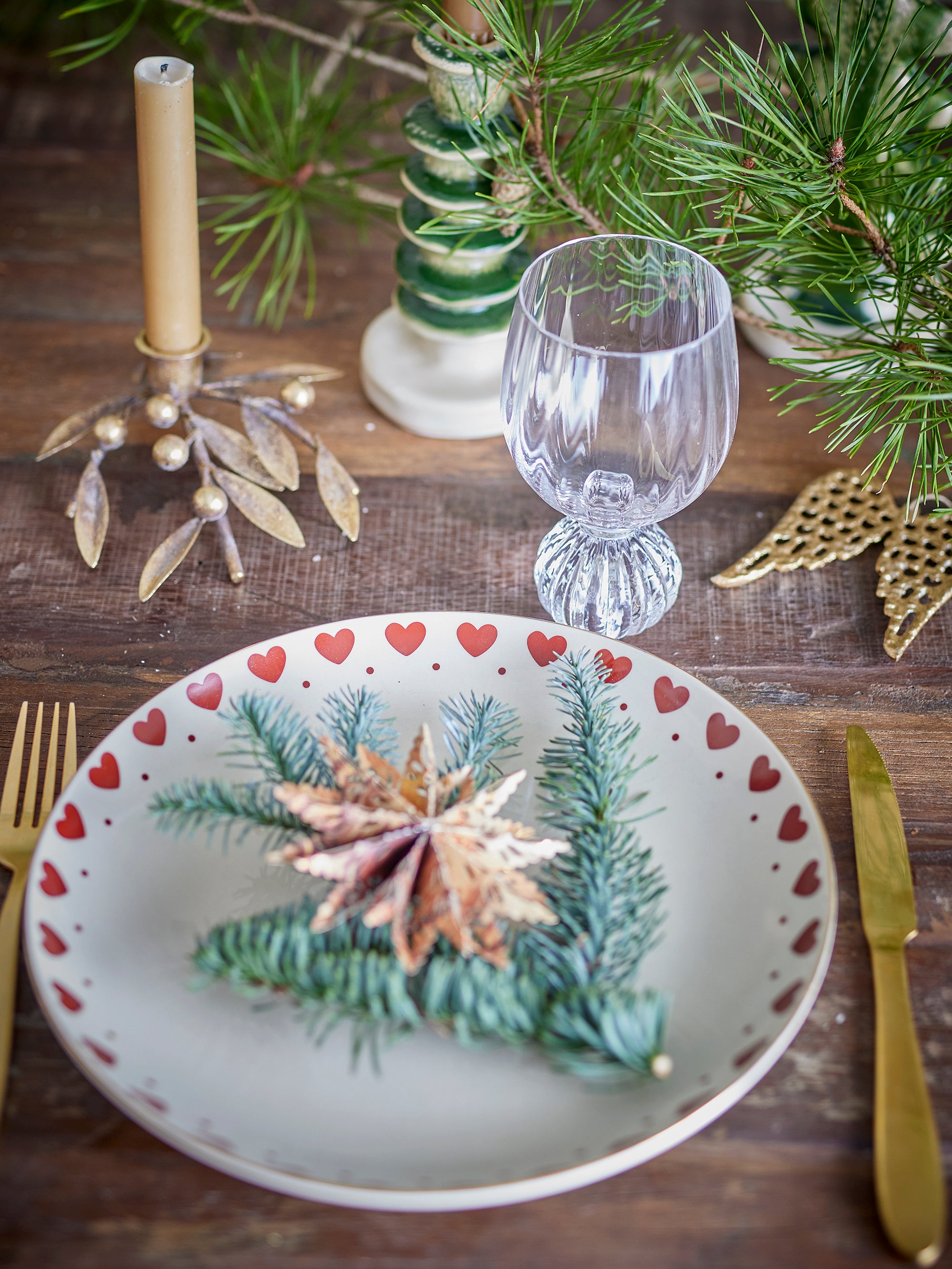 Bloomingville Jolly Tallrik, Flerfärgad, Stengods