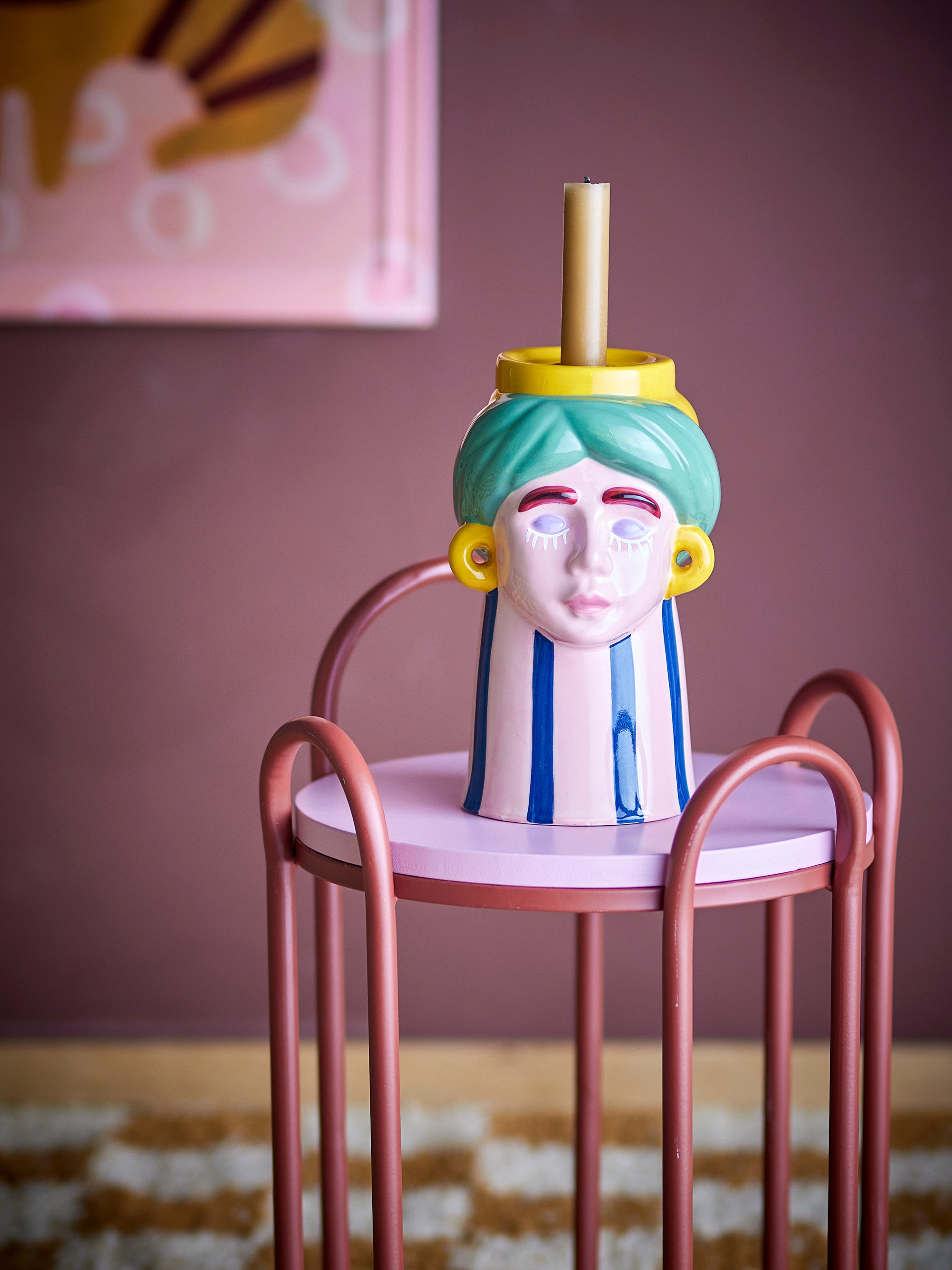 Bloomingville Miss Jody Vas, Multi, Stengods